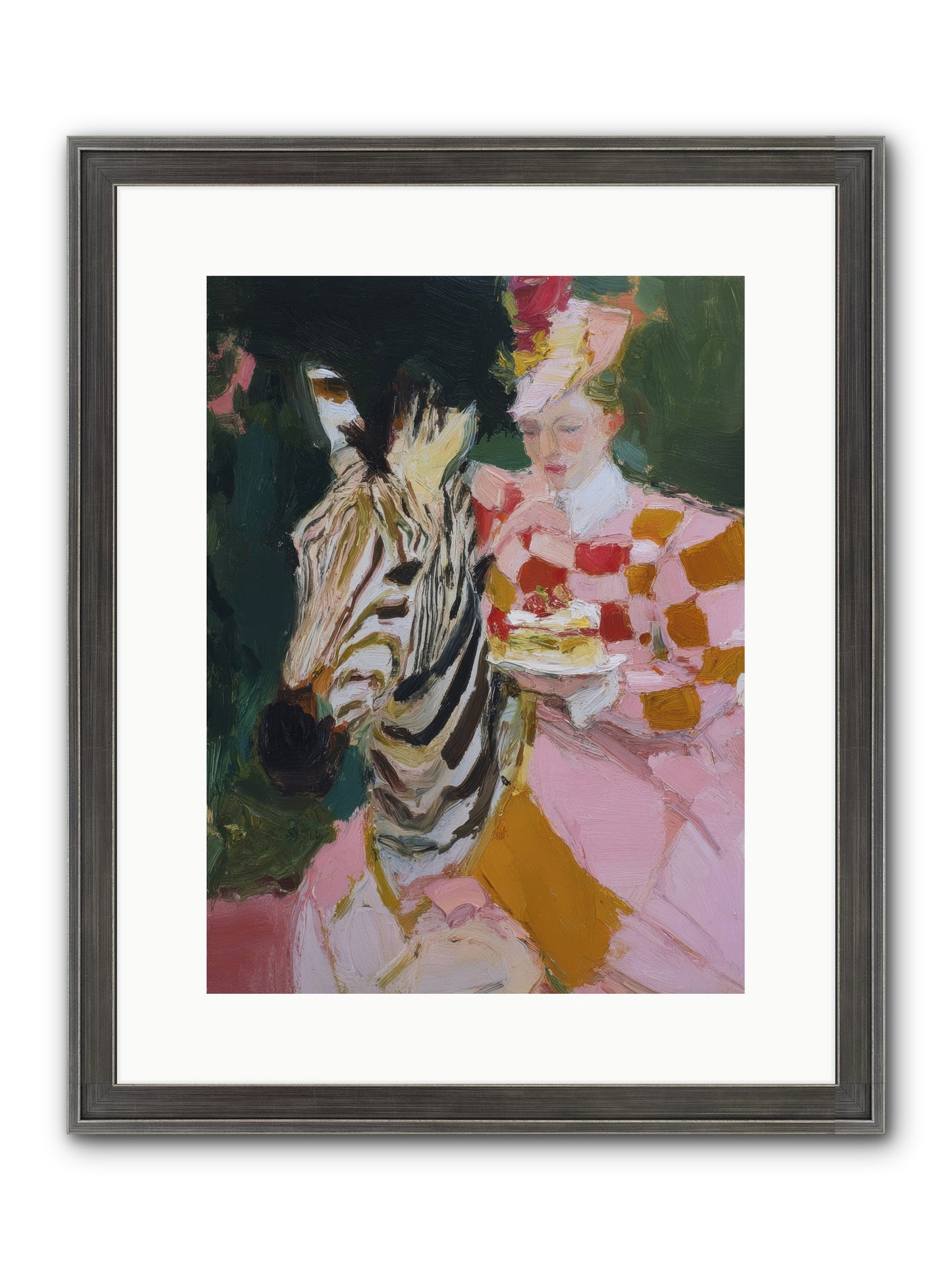 Sparkle Theory Framed Print - Slimwoods Black/Silver 12x16