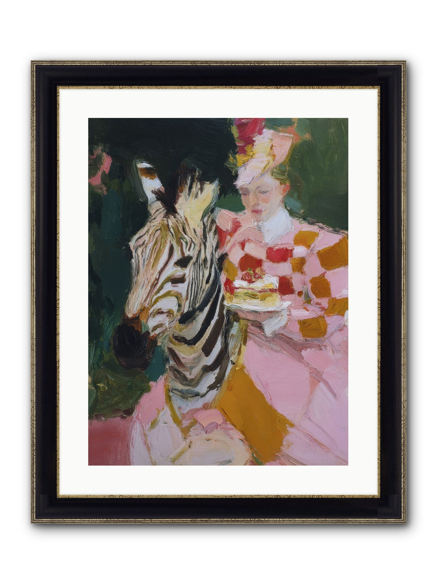 Sparkle Theory Framed Print - Black & Gold 18x24