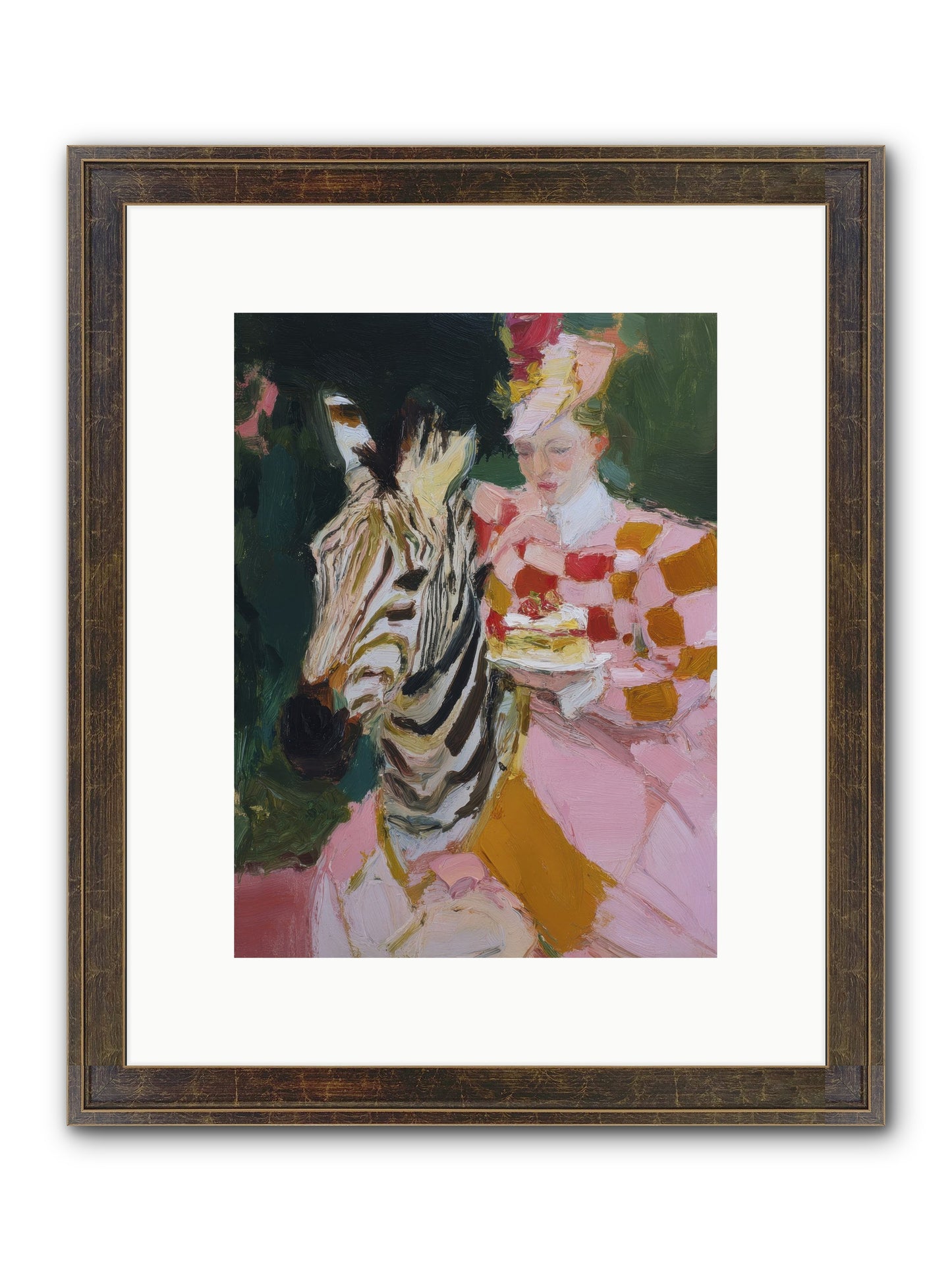 Sparkle Theory Framed Print - Slimwoods Black/Gold 9x12
