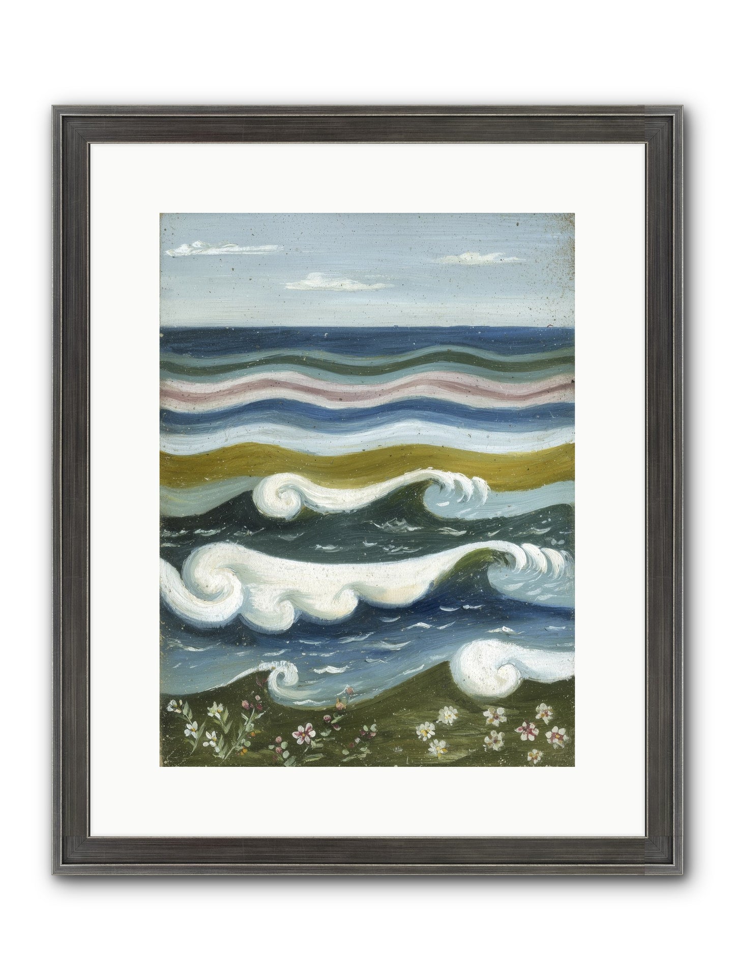 Spellbound Waters Framed Print - Slimwoods Black/Silver 12x16
