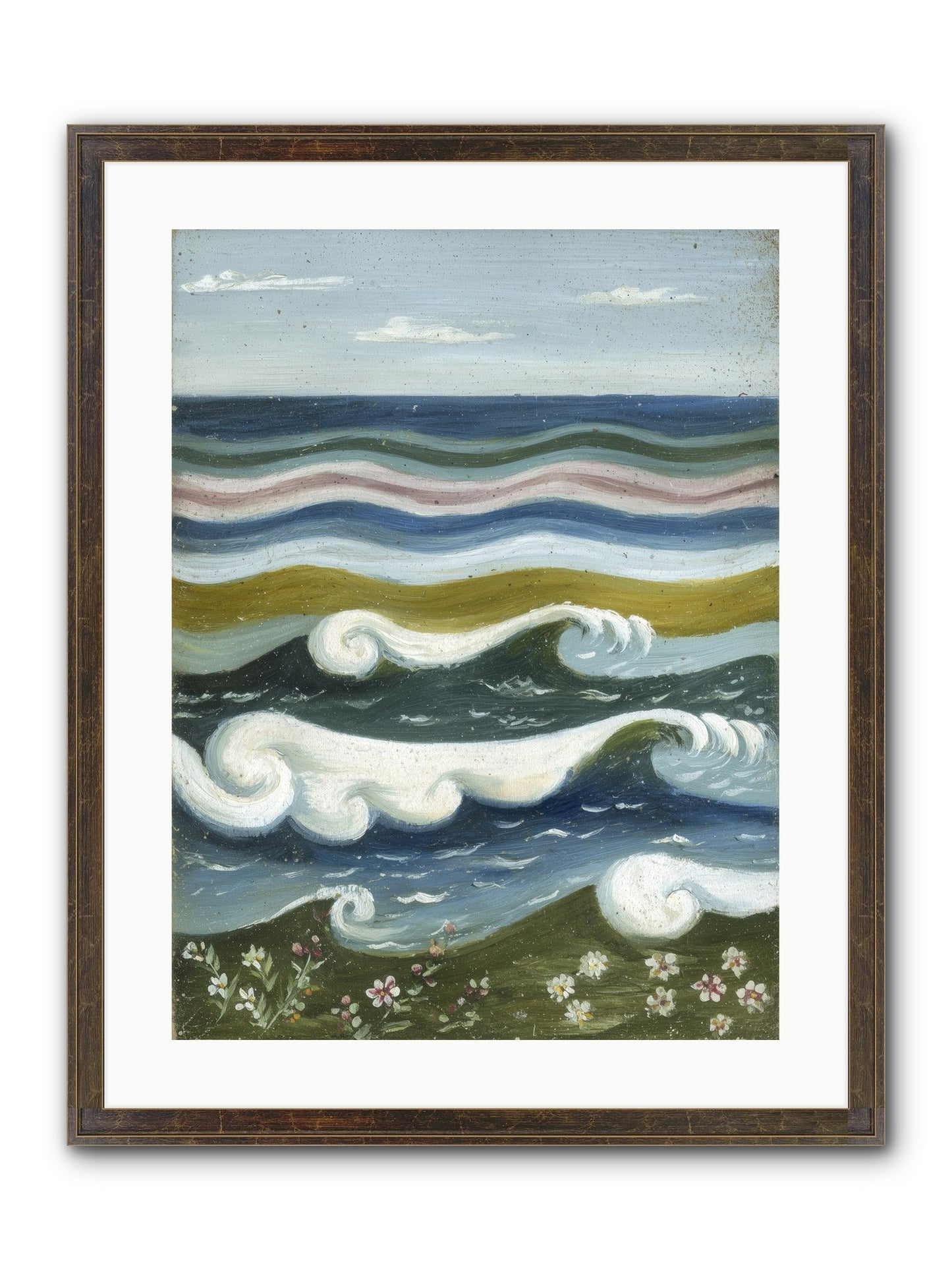 Spellbound Waters Framed Print - Slimwoods Black/Gold 18x24