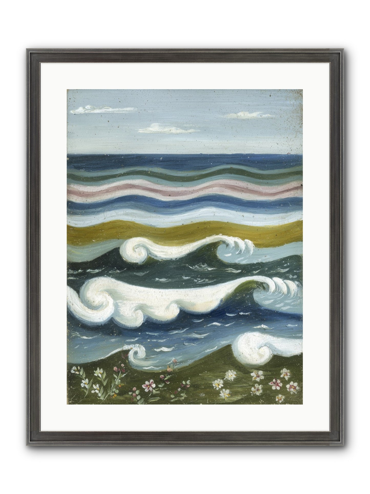Spellbound Waters Framed Print - Slimwoods Black/Silver 18x24