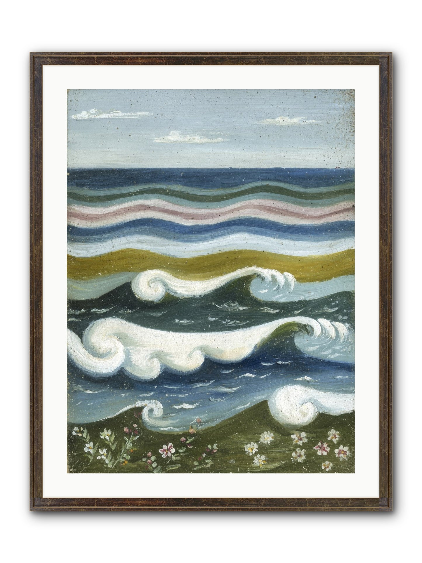 Spellbound Waters Framed Print - Slimwoods Black/Gold 24x32