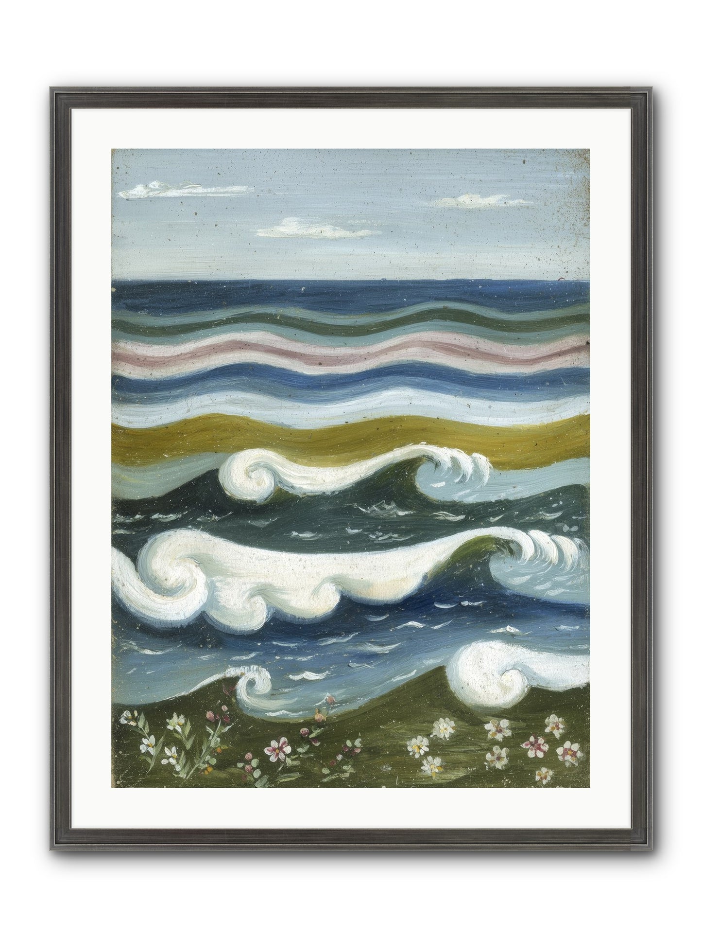 Spellbound Waters Framed Print - Slimwoods Black/Silver 24x32
