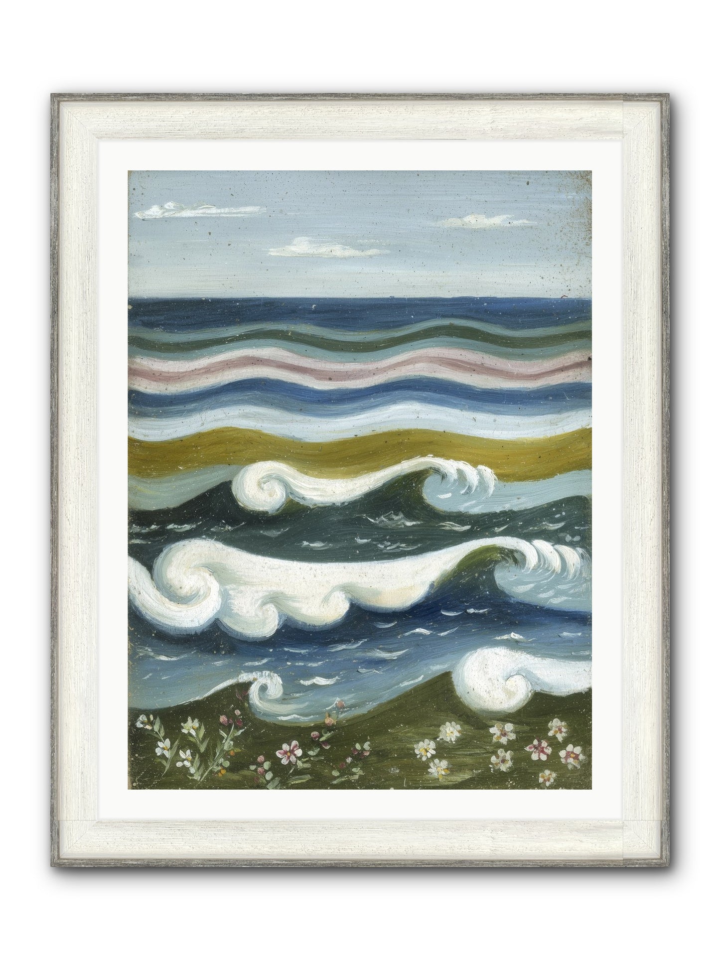 Spellbound Waters Framed Print - Driftwood White 30x40