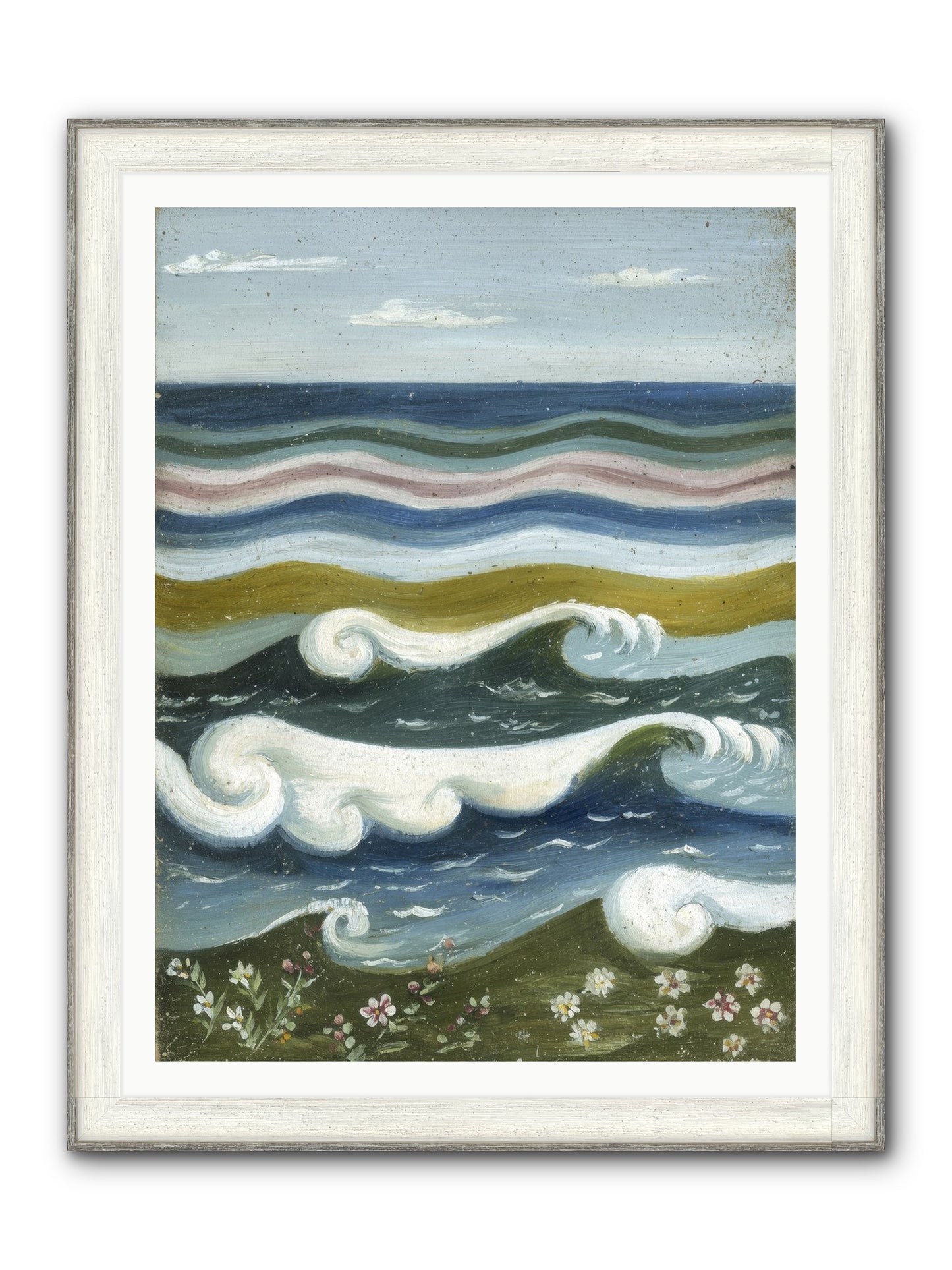 Spellbound Waters Framed Print - Driftwood White 36x48