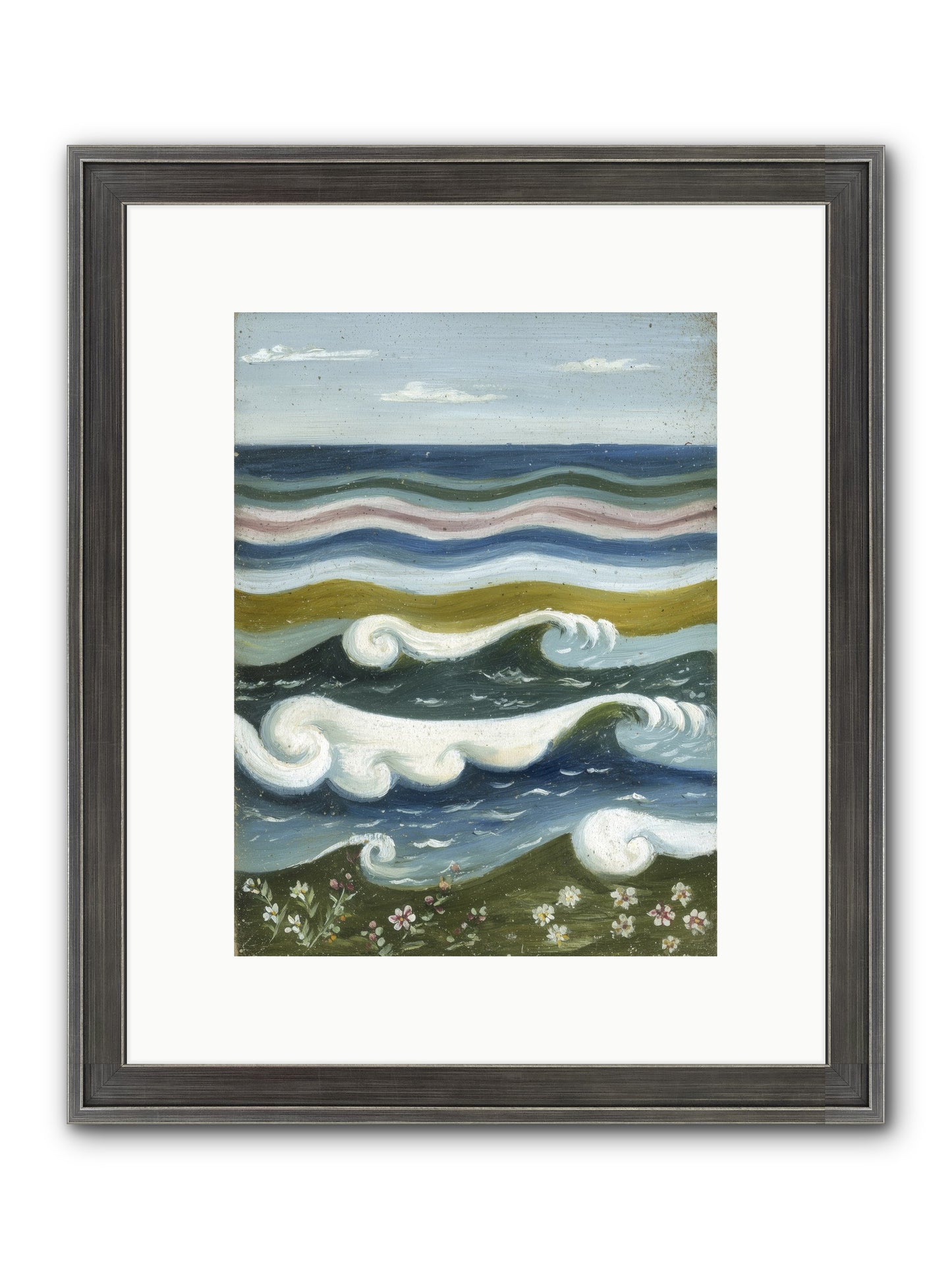 Spellbound Waters Framed Print - Slimwoods Black/Silver 9x12