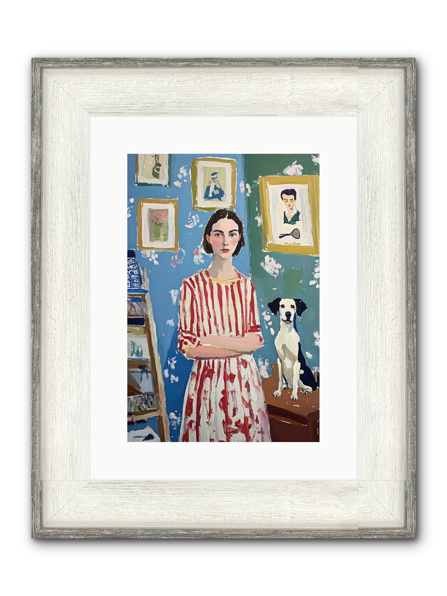 Splendid Trinkets Framed Print - Driftwood White 10x15