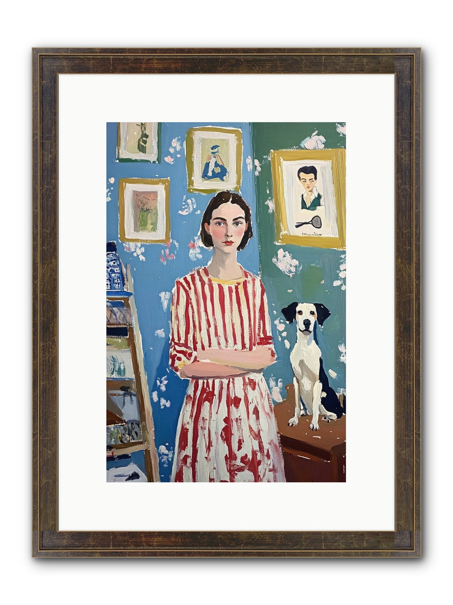 Splendid Trinkets Framed Print - Slimwoods Black/Gold 10x15