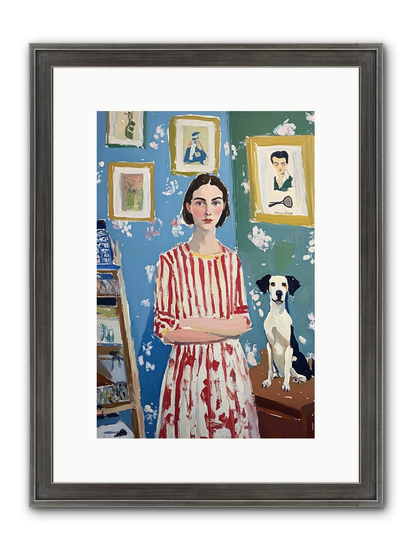 Splendid Trinkets Framed Print - Slimwoods Black/Silver 10x15