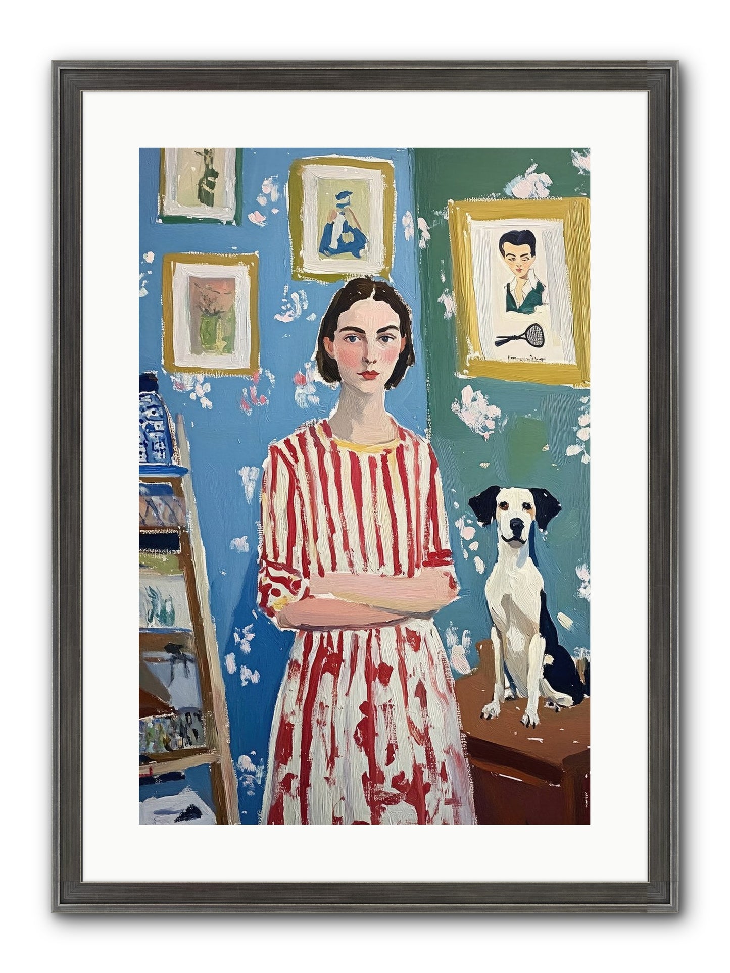 Splendid Trinkets Framed Print - Slimwoods Black/Silver 16x24