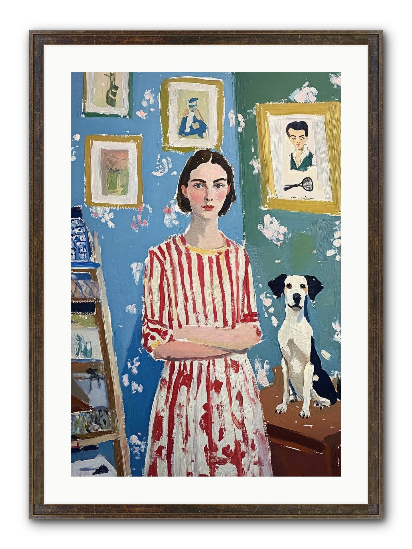 Splendid Trinkets Framed Print - Slimwoods Black/Gold 20x30