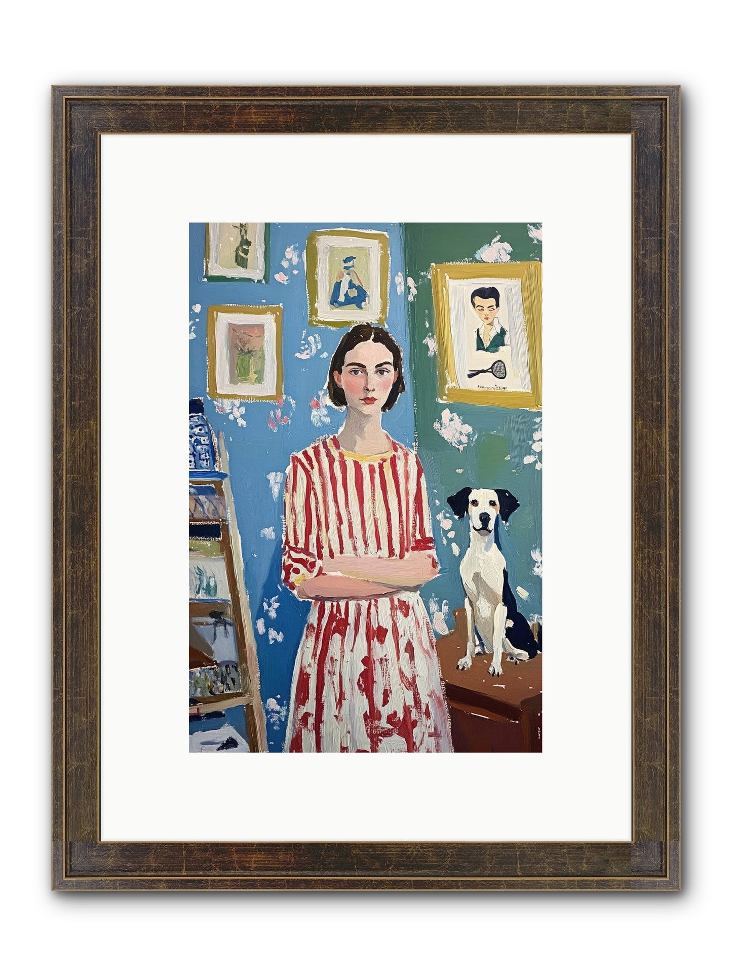 Splendid Trinkets Framed Print - Slimwoods Black/Gold 8x12