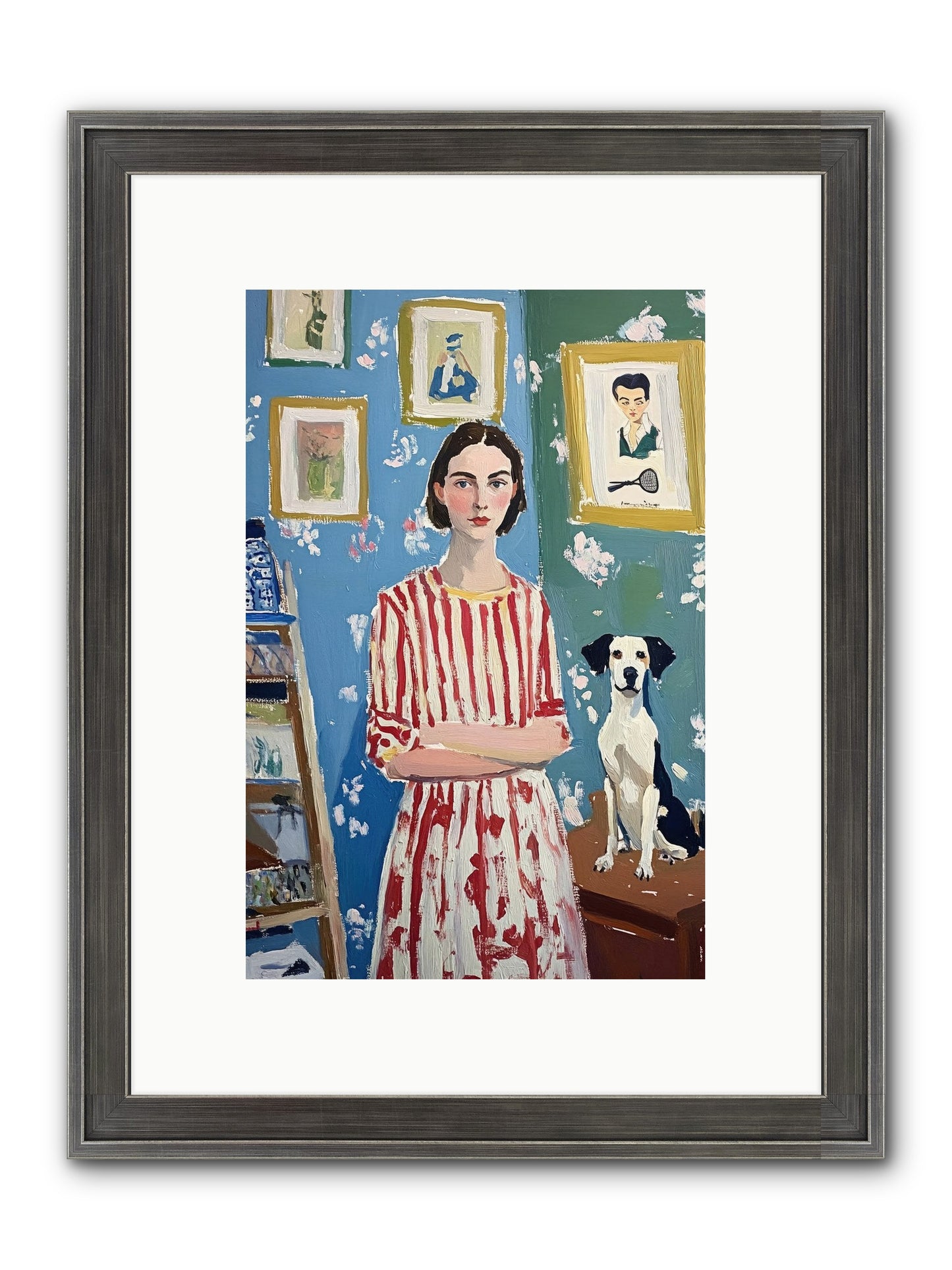 Splendid Trinkets Framed Print - Slimwoods Black/Silver 8x12