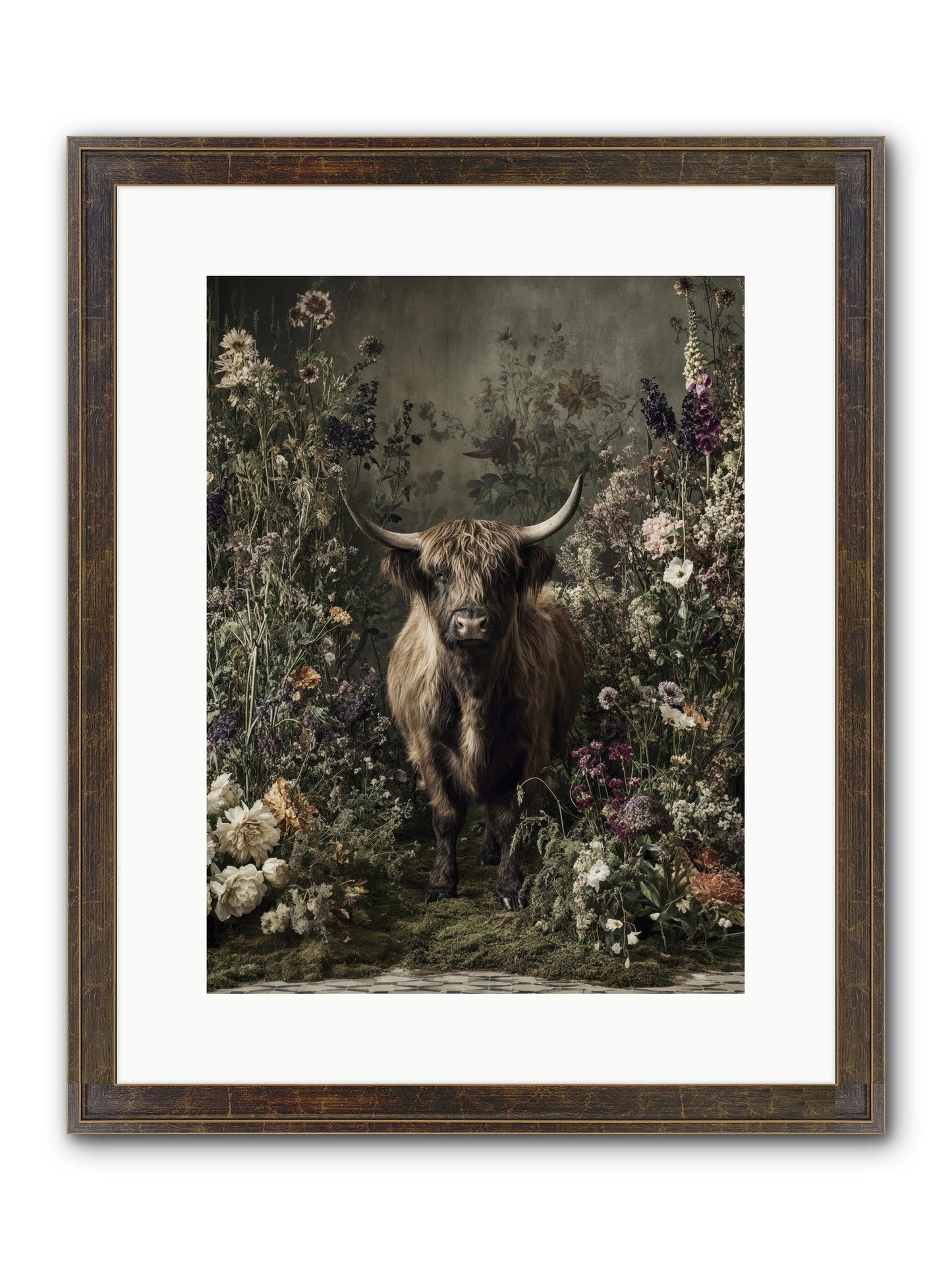 Splendiferous Framed Print - Slimwoods Black/Gold 12x16