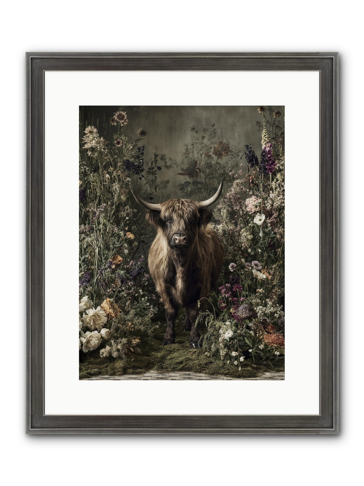 Splendiferous Framed Print - Slimwoods Black/Silver 12x16