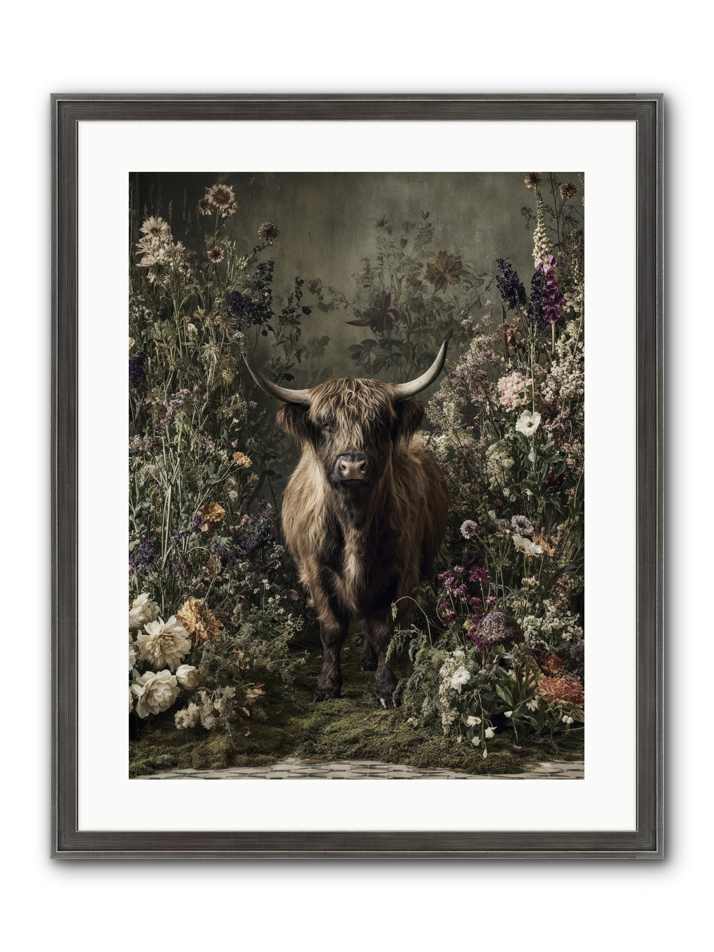 Splendiferous Framed Print - Slimwoods Black/Silver 18x24