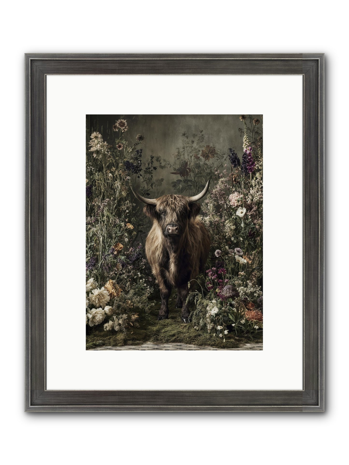 Splendiferous Framed Print - Slimwoods Black/Silver 9x12
