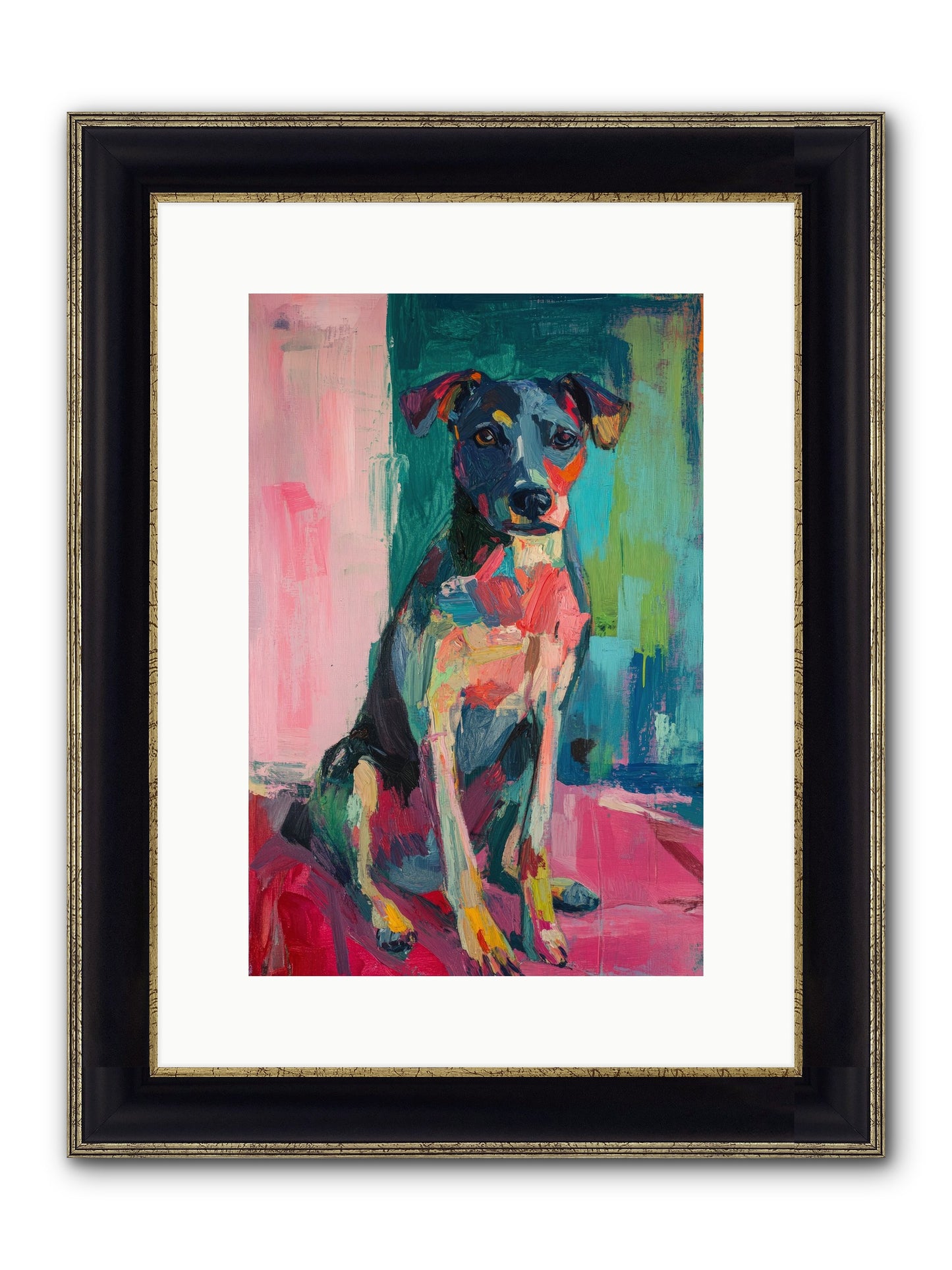 Sporting Life Framed Print - Black & Gold 10x15