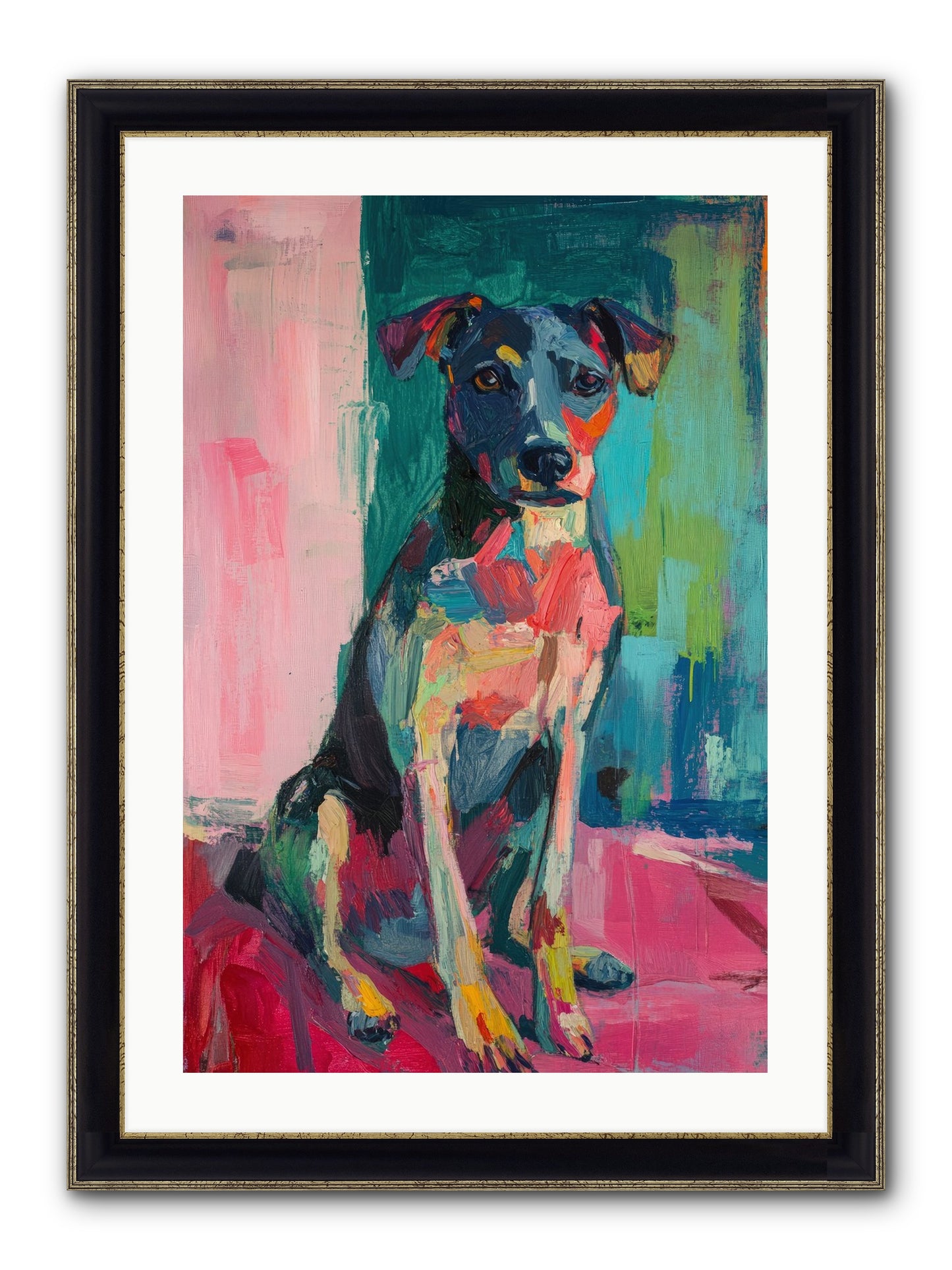 Sporting Life Framed Print - Black & Gold 20x30