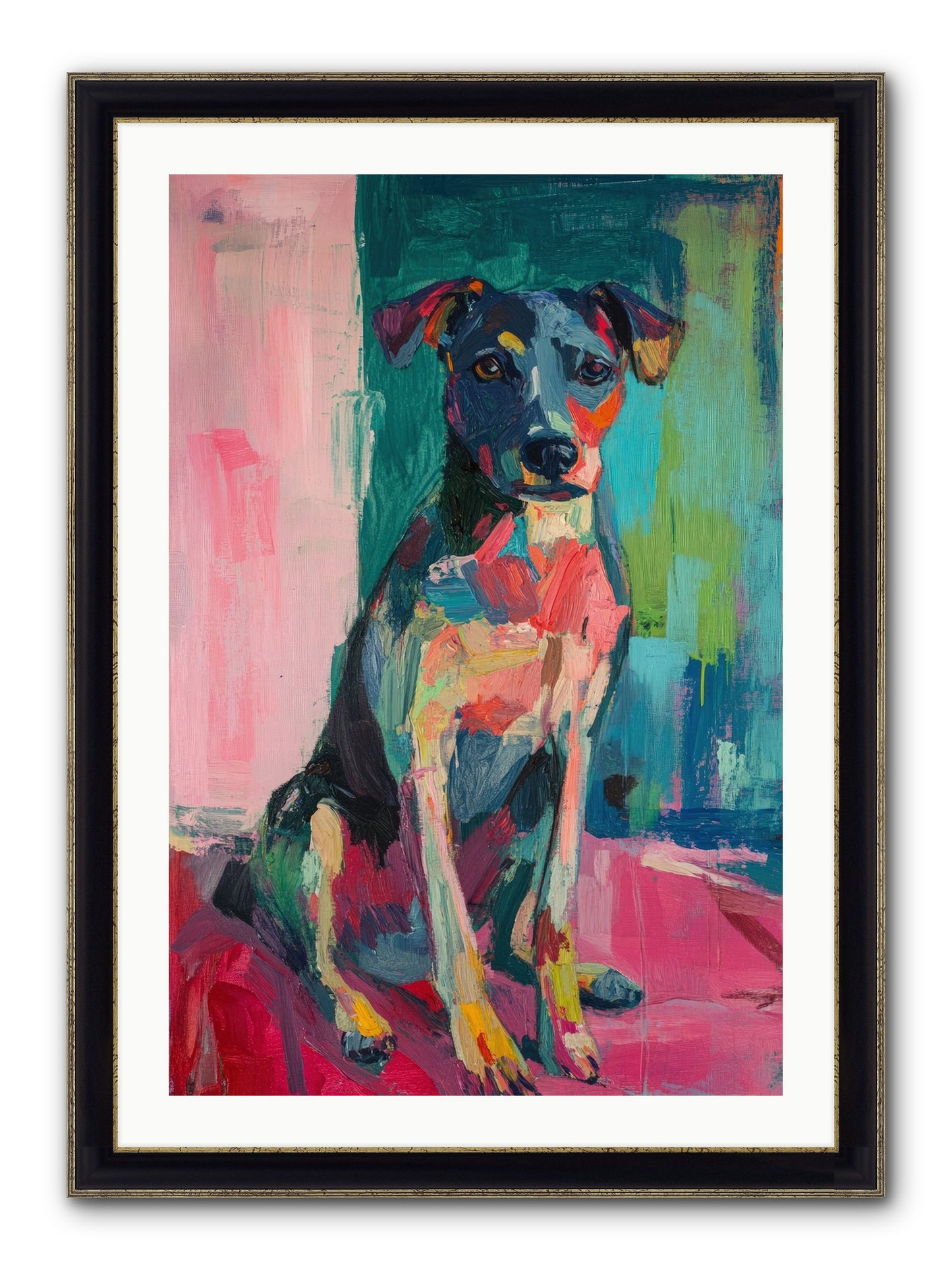 Sporting Life Framed Print - Black & Gold 24x36