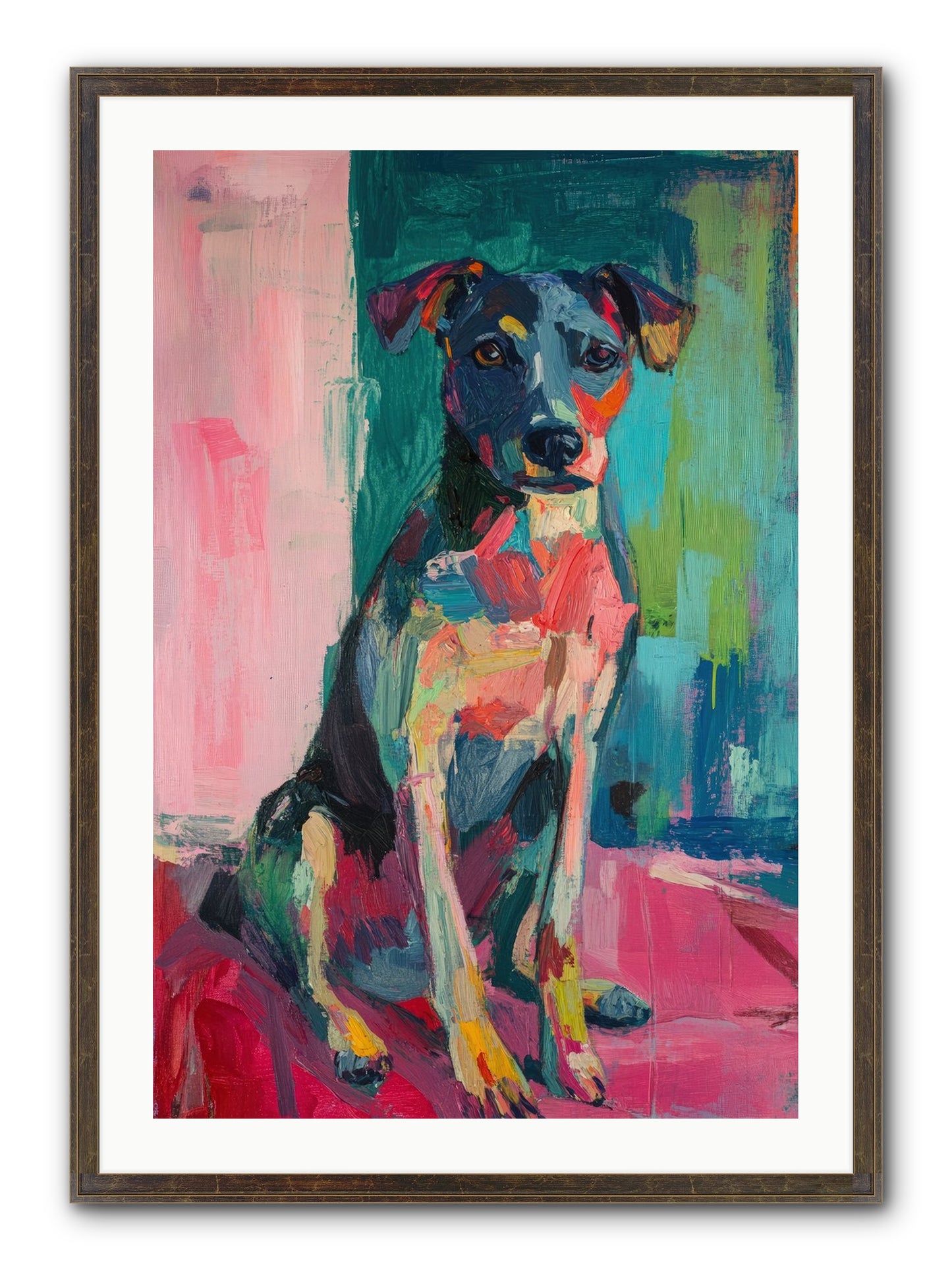 Sporting Life Framed Print - Slimwoods Black/Gold 24x36