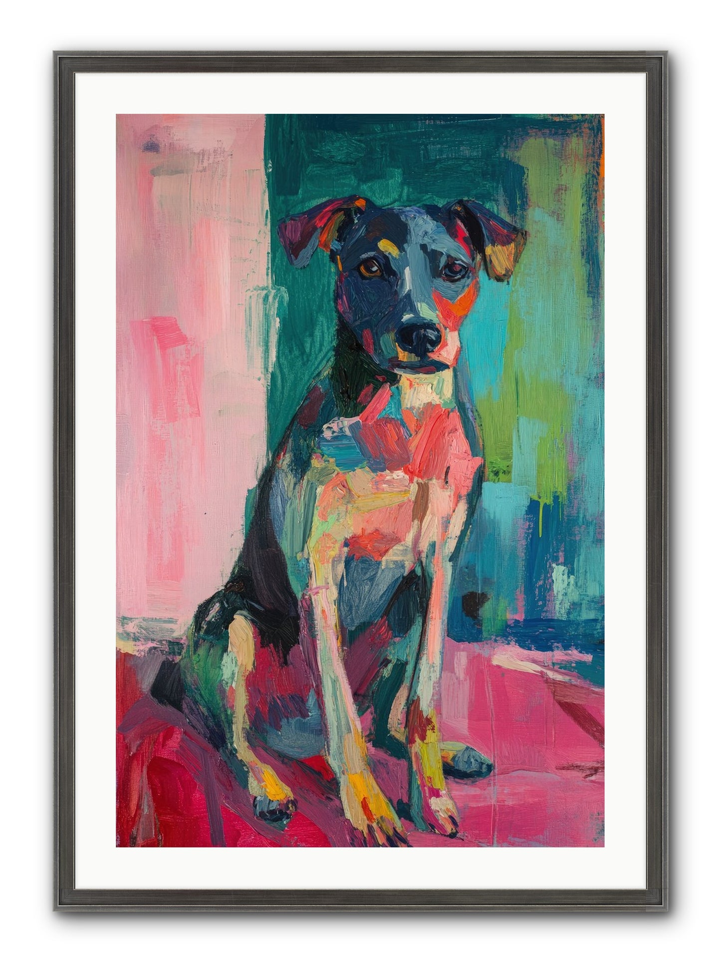 Sporting Life Framed Print - Slimwoods Black/Silver 24x36