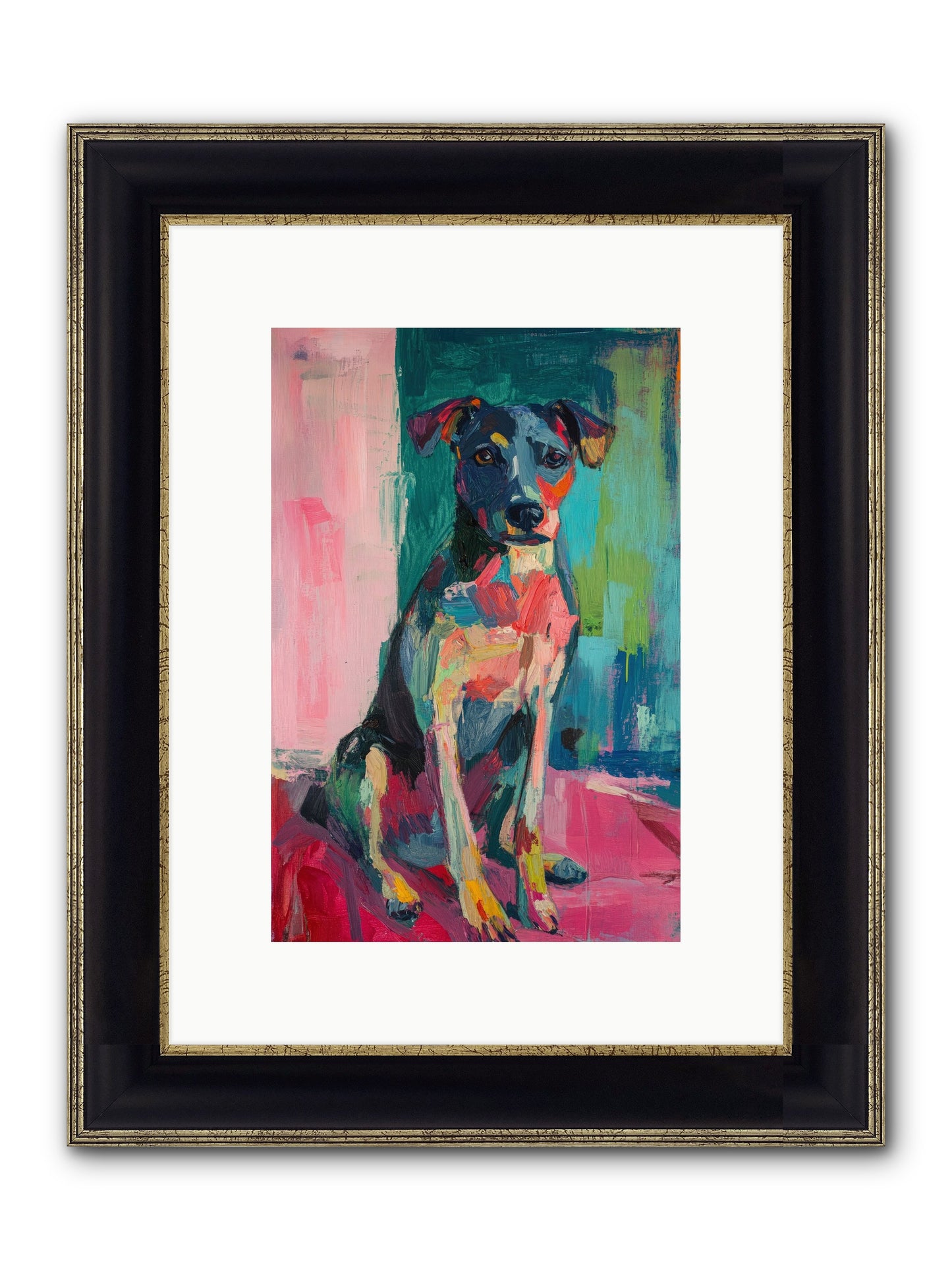 Sporting Life Framed Print - Black & Gold 8x12