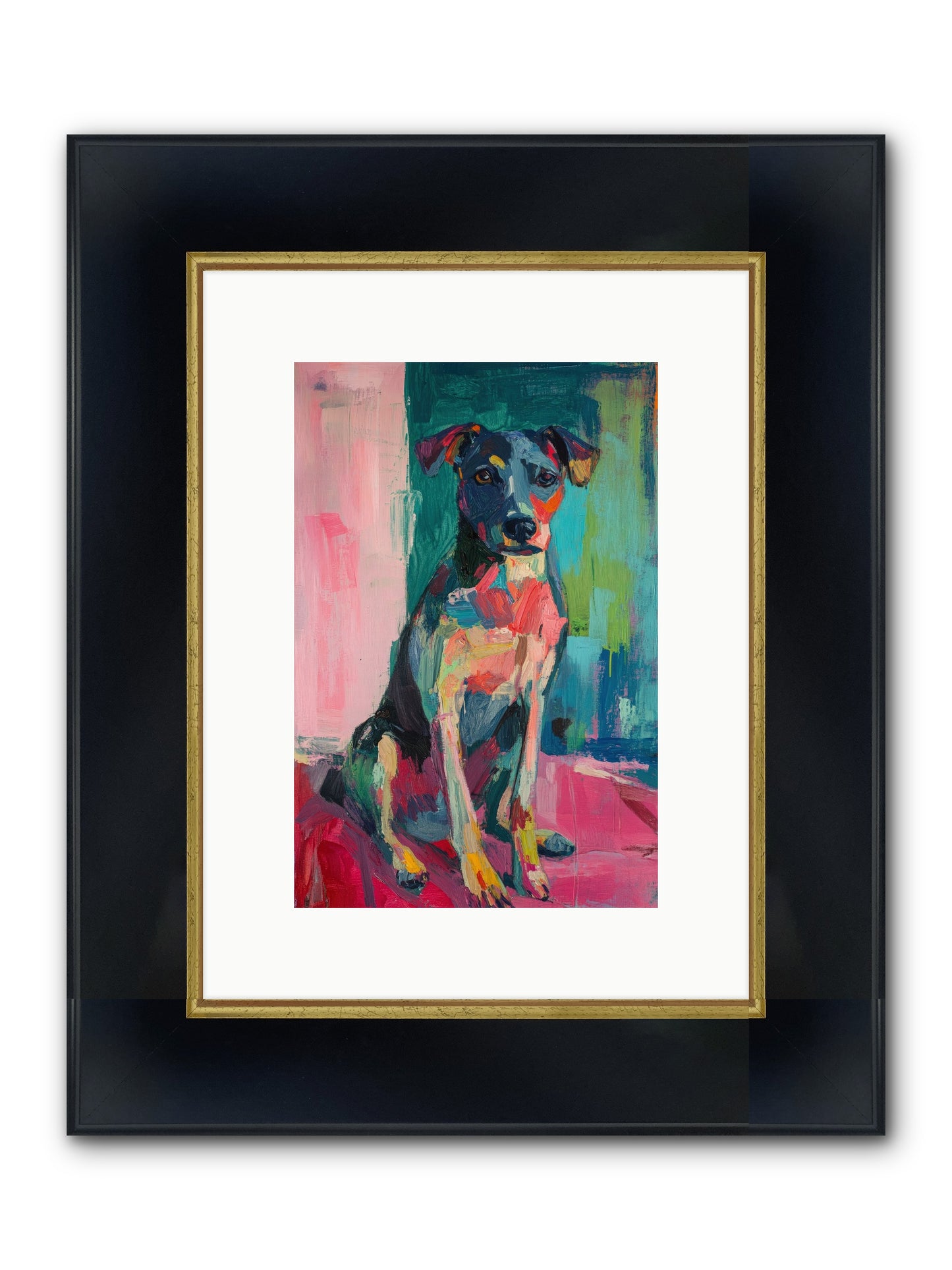 Sporting Life Framed Print - Wide Black w/Gold 8x12