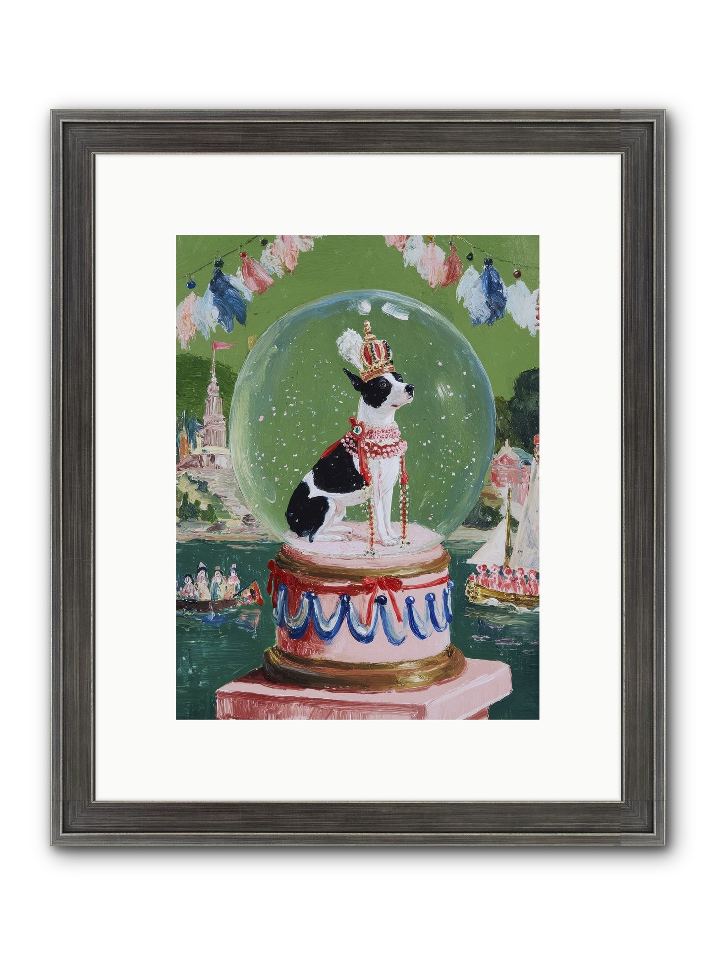 Sprightly Charm Framed Print - Slimwoods Black/Silver 9x12