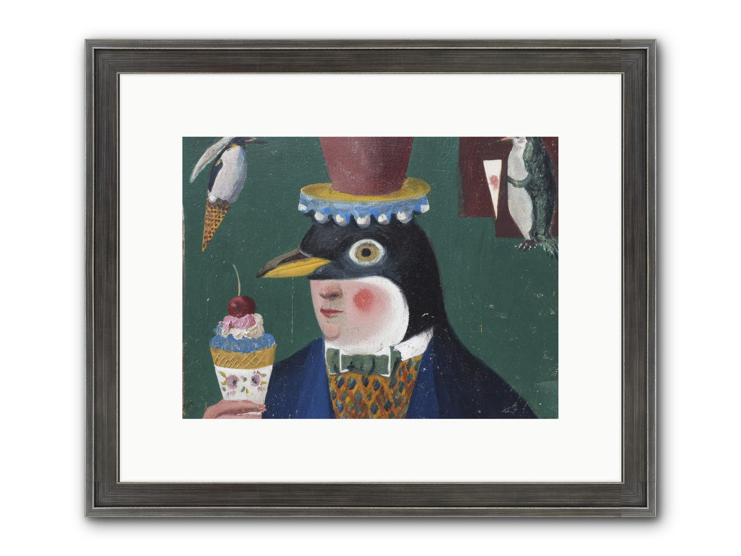 Spring’s Secret Address Framed Print - Slimwoods Black/Silver 12x9