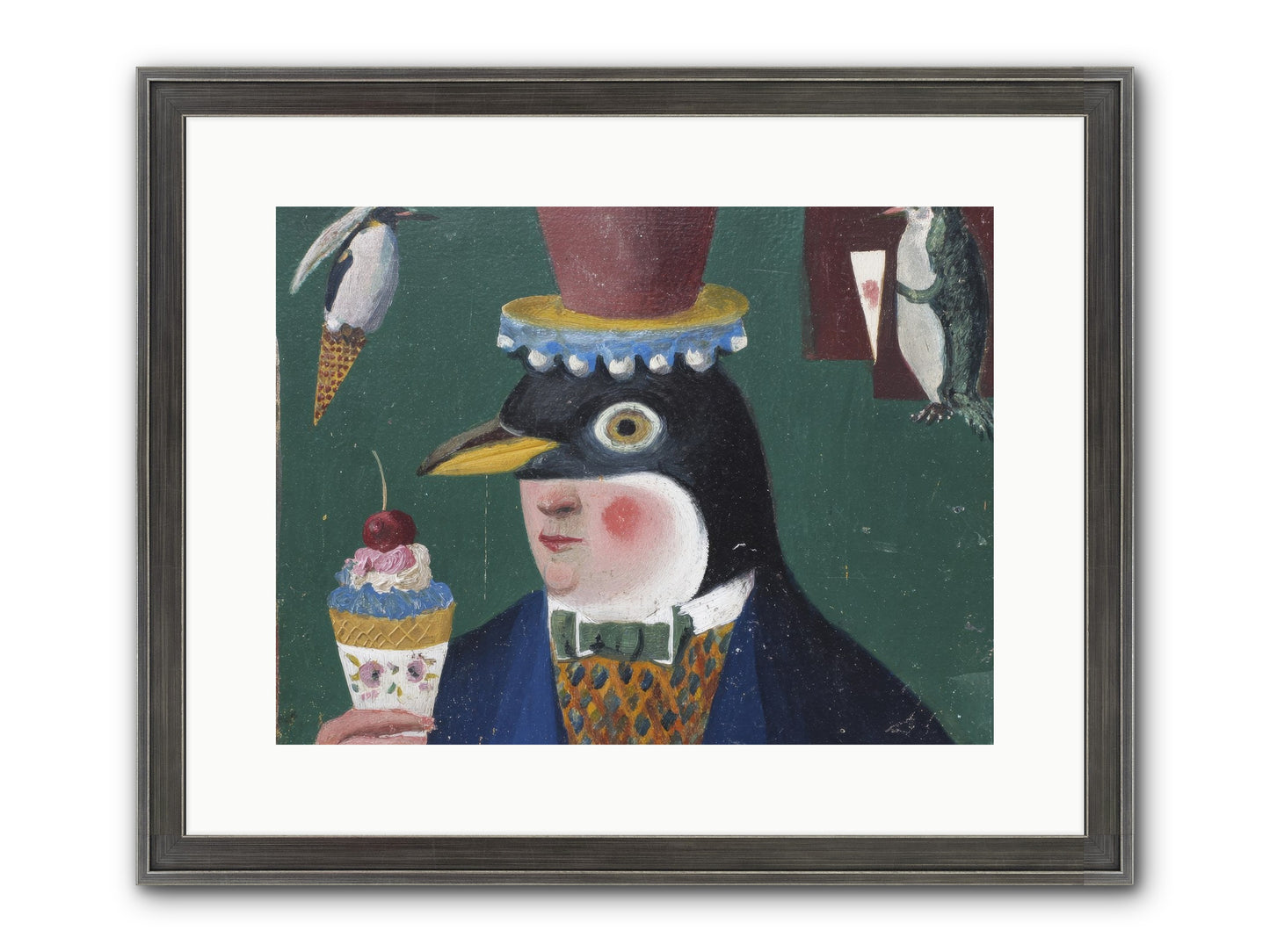 Spring’s Secret Address Framed Print - Slimwoods Black/Silver 16x12