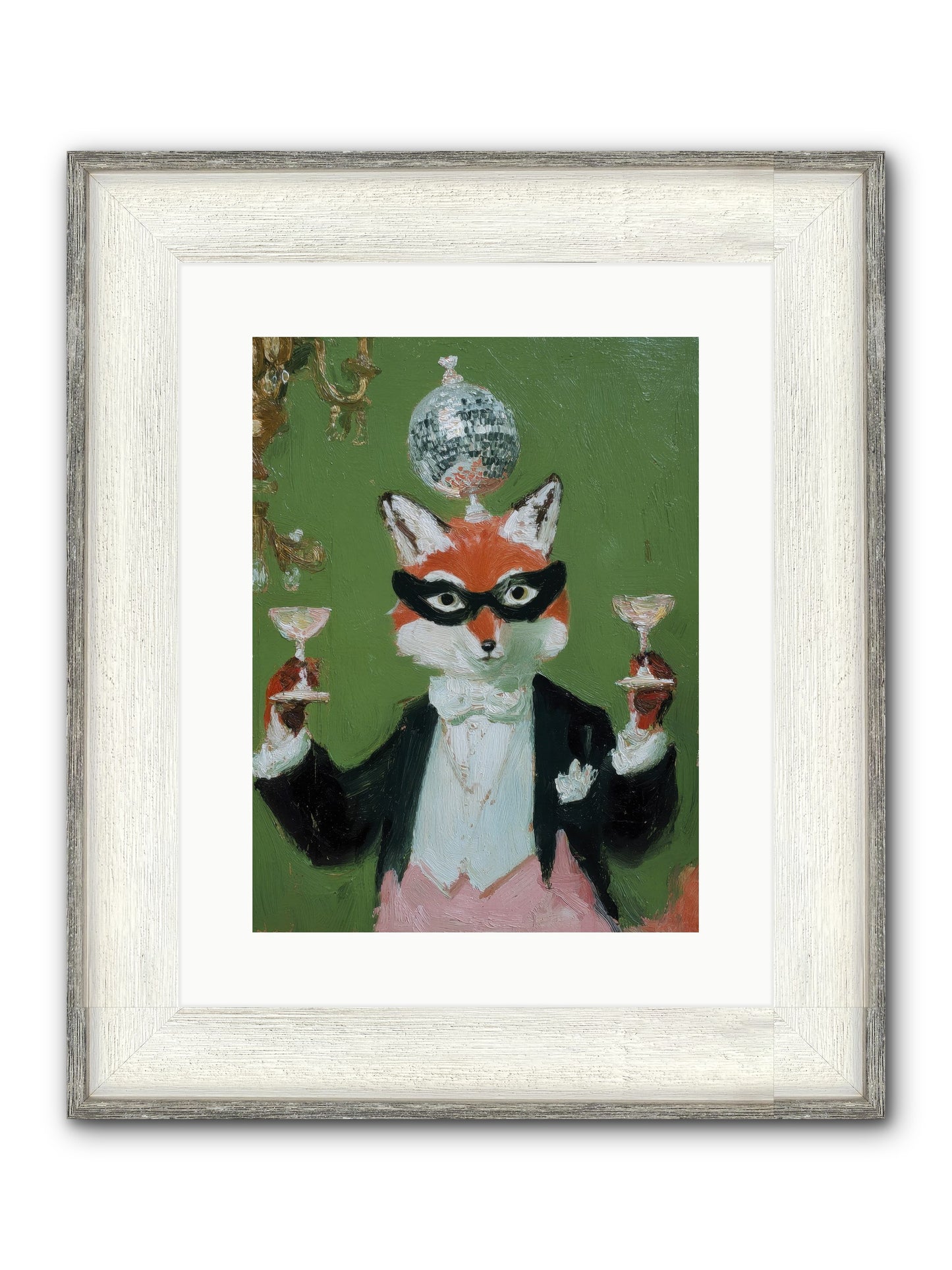 Spun From Starlight Framed Print - Driftwood White 12x16