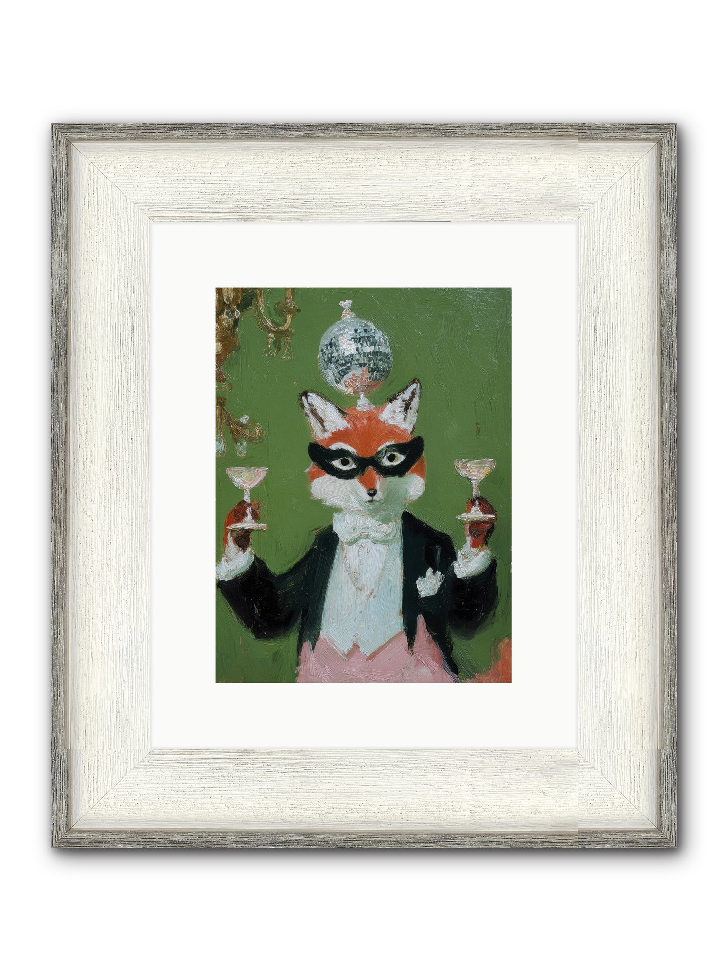Spun From Starlight Framed Print - Driftwood White 9x12