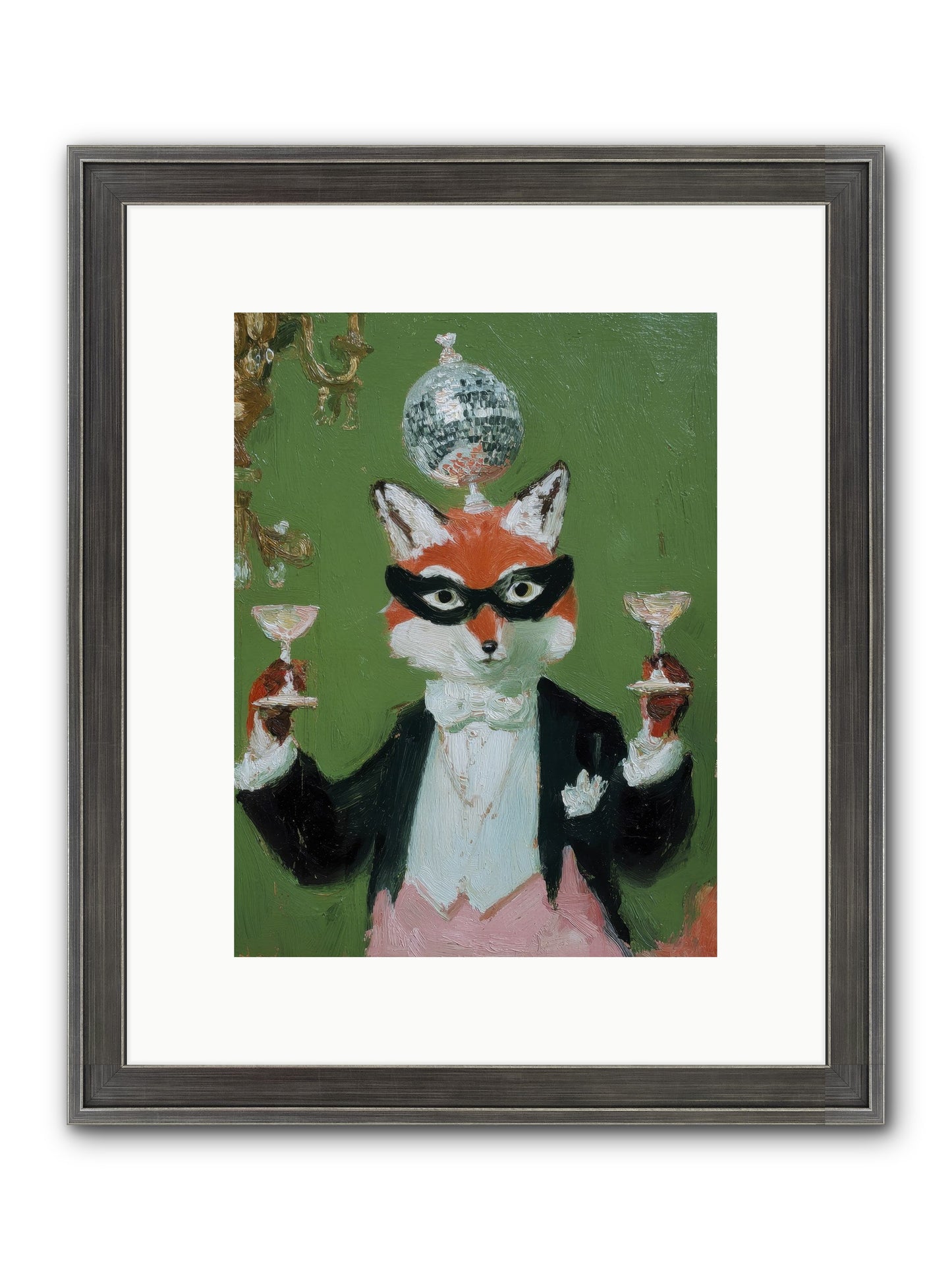 Spun From Starlight Framed Print - Slimwoods Black/Silver 9x12