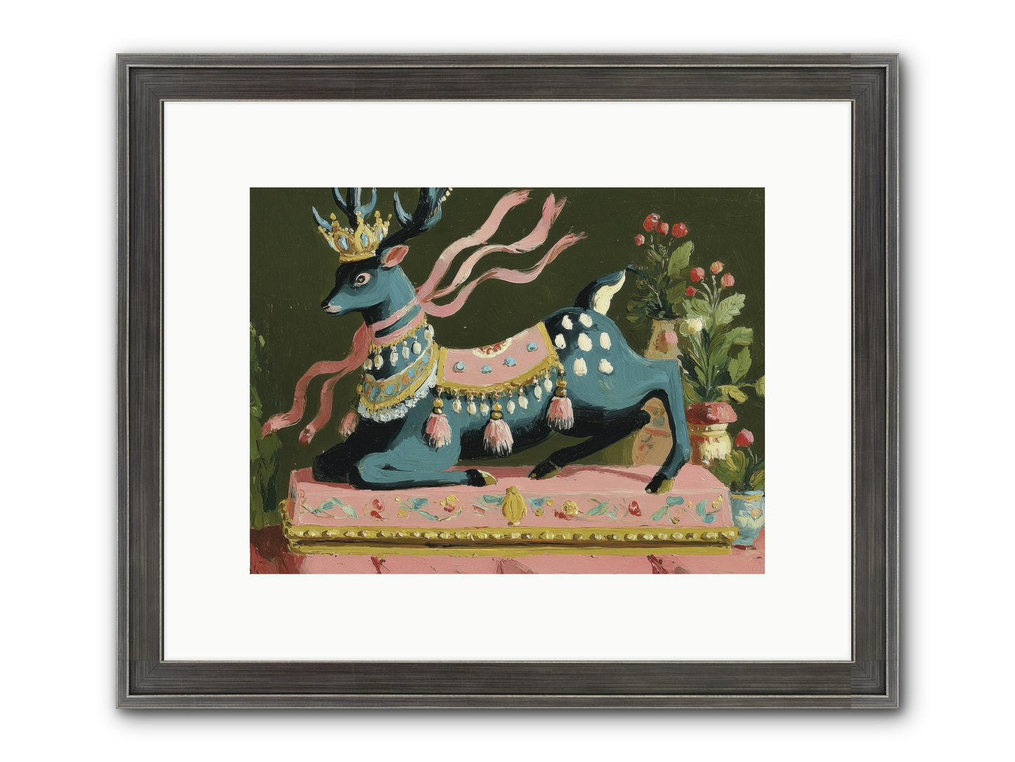 Staged Splendor No.1 Framed Print - Slimwoods Black/Silver 12x9