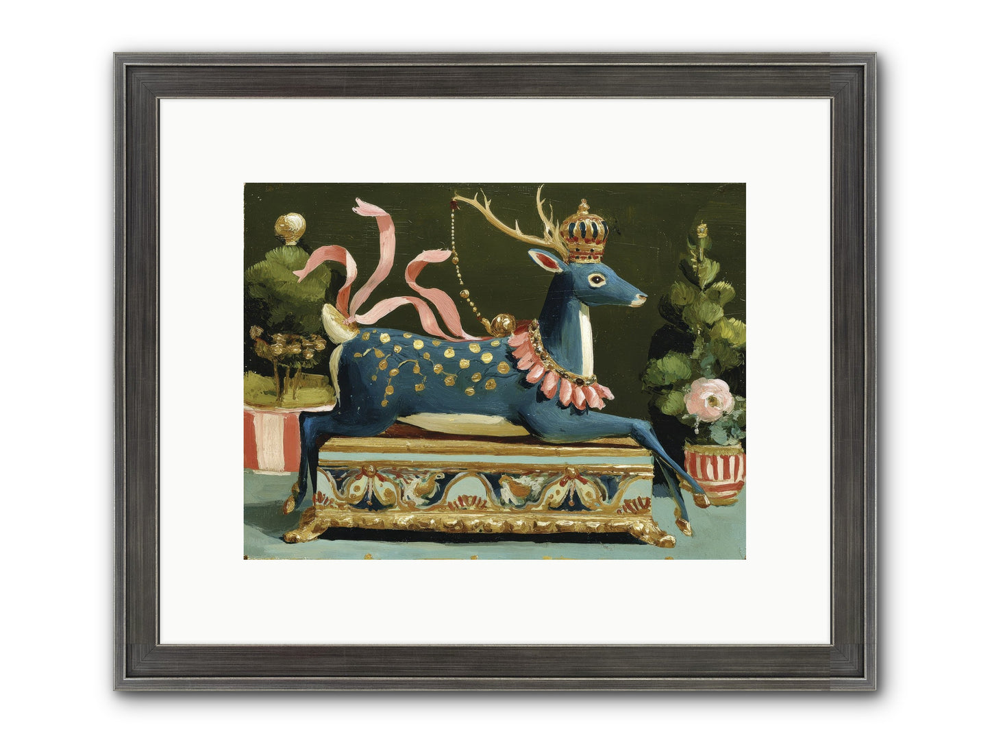 Staged Splendor No.2 Framed Print - Slimwoods Black/Silver 12x9