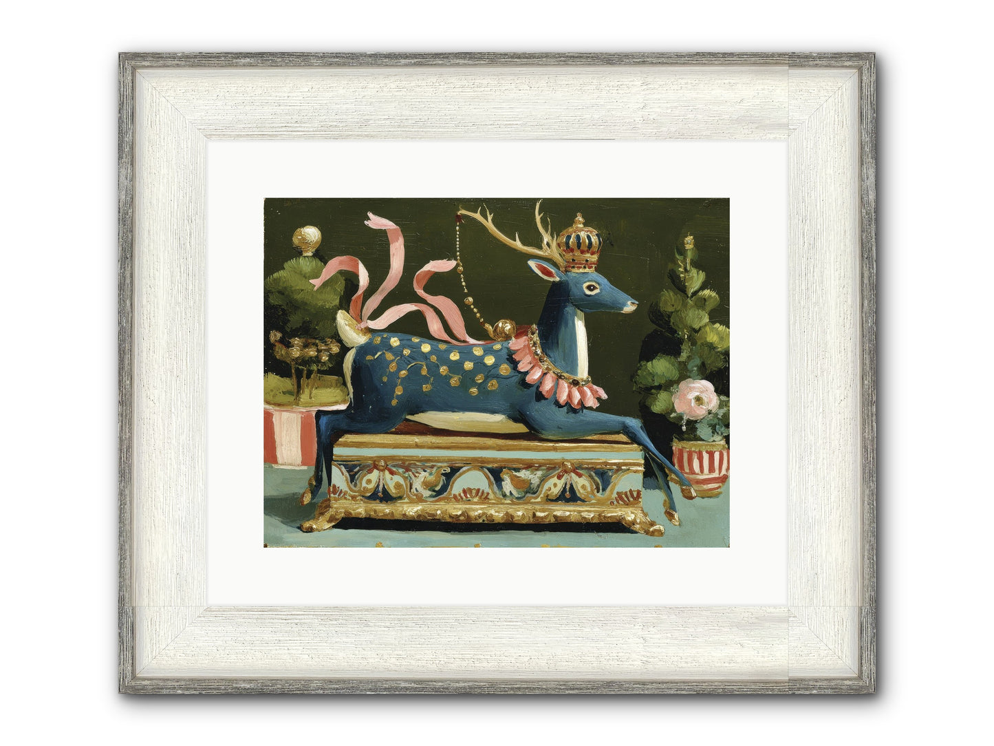 Staged Splendor No.2 Framed Print - Driftwood White 16x12