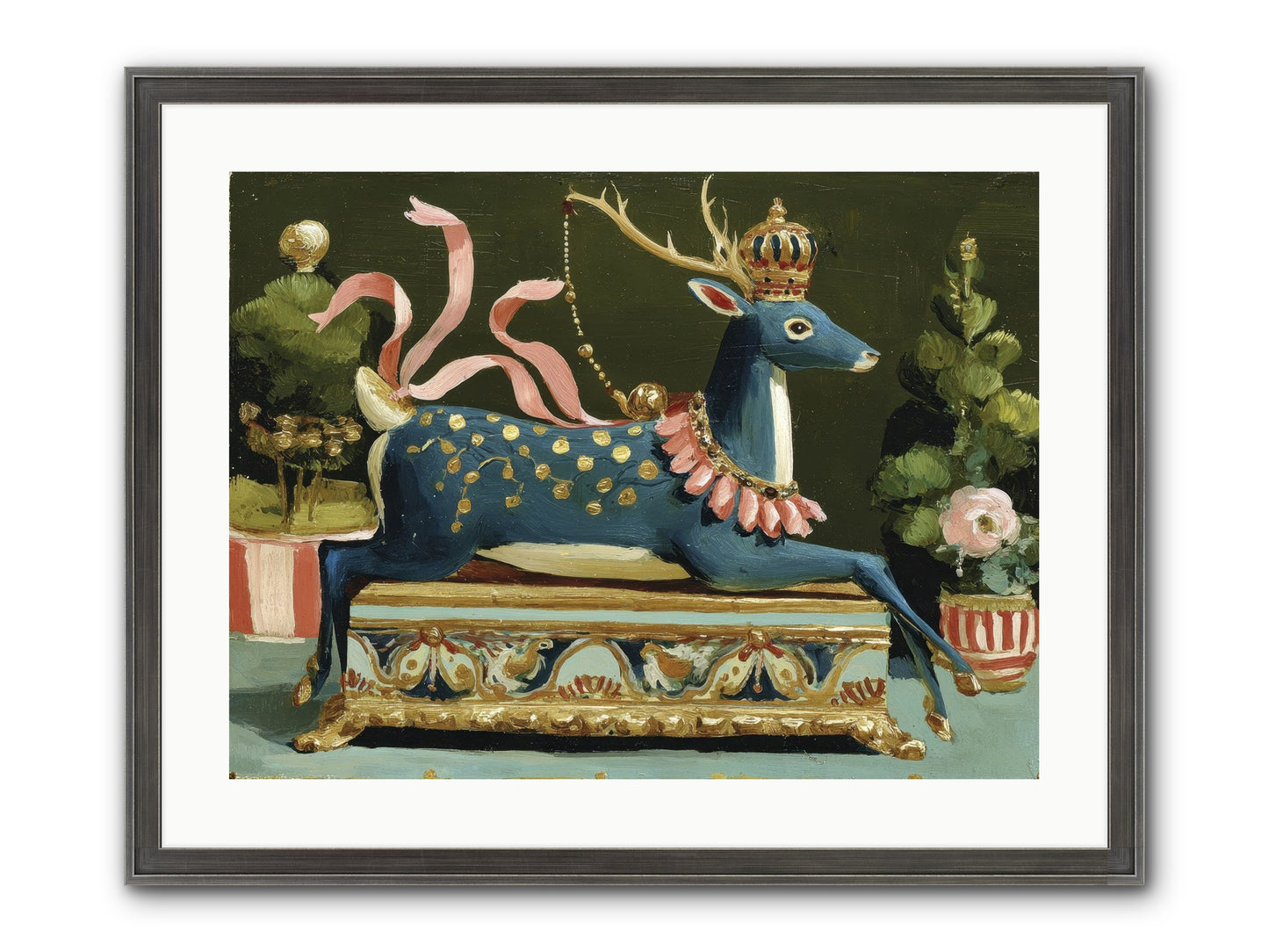 Staged Splendor No.2 Framed Print - Slimwoods Black/Silver 24x18