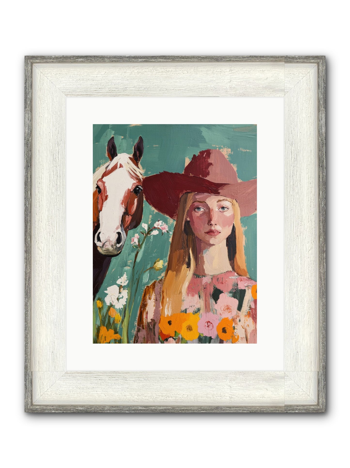Stardust Inheritance Framed Print - Driftwood White 12x16