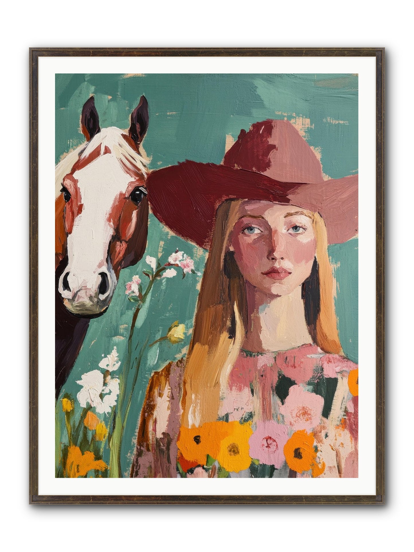 Stardust Inheritance Framed Print - Slimwoods Black/Gold 36x48