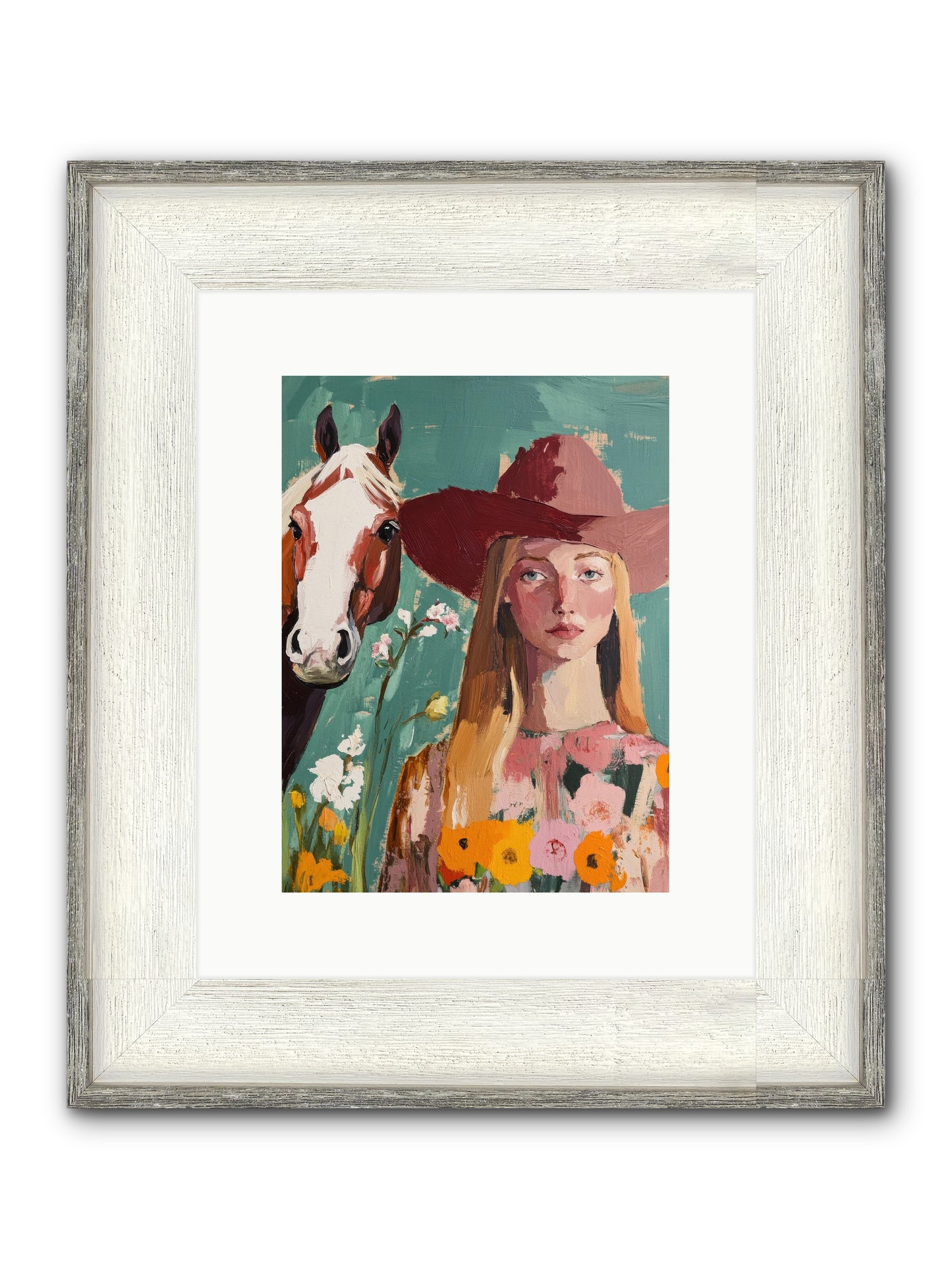 Stardust Inheritance Framed Print - Driftwood White 9x12
