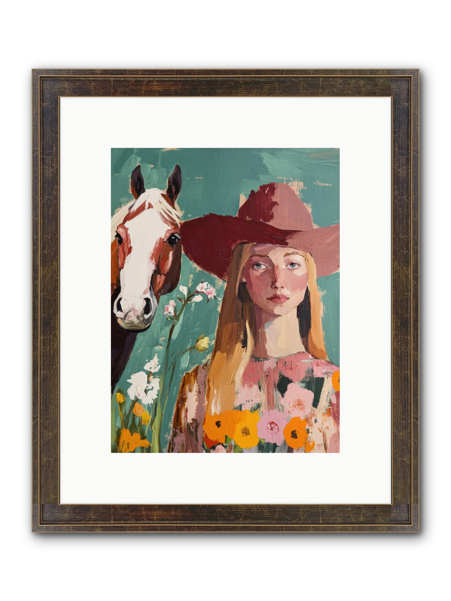 Stardust Inheritance Framed Print - Slimwoods Black/Gold 9x12