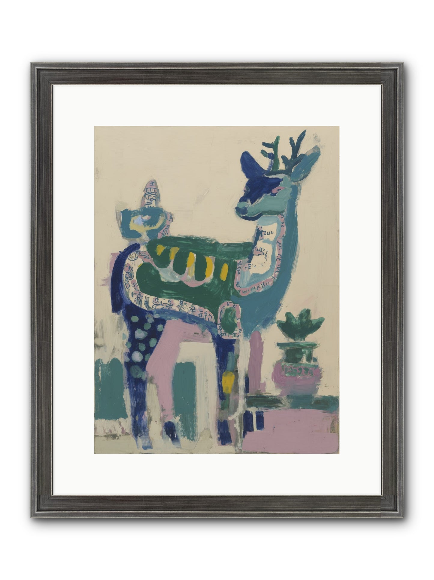 Starshine Woodlands Framed Print - Slimwoods Black/Silver 12x16