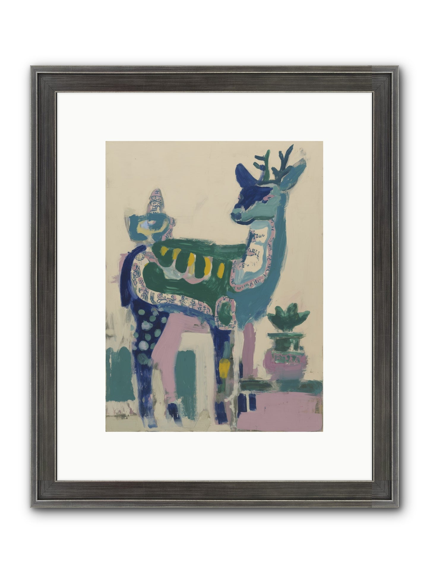 Starshine Woodlands Framed Print - Slimwoods Black/Silver 9x12