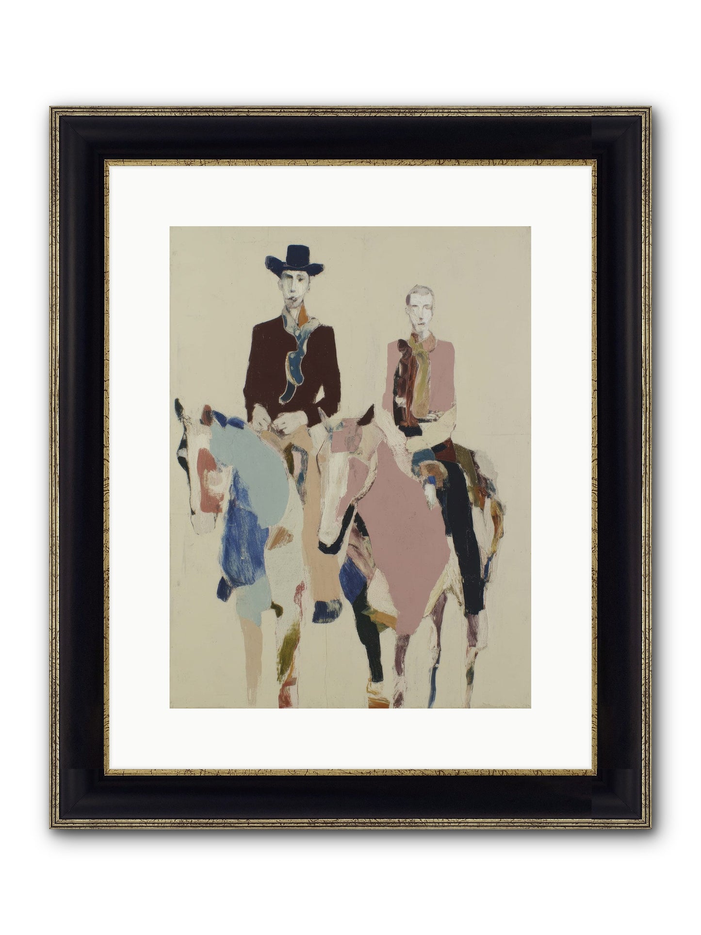 Steady As The Season Turns Framed Print - Black & Gold 12x16