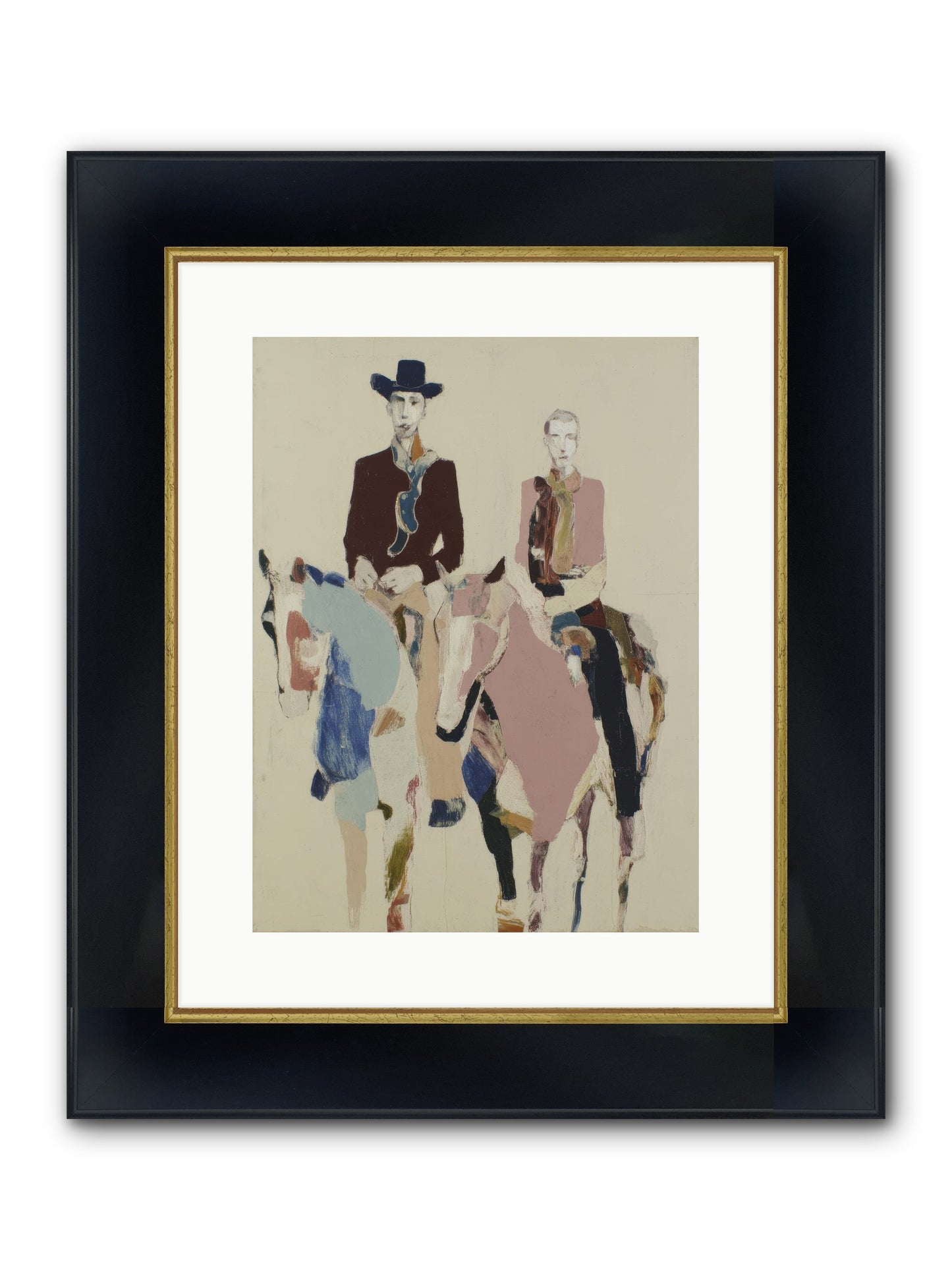 Steady As The Season Turns Framed Print - Wide Black w/Gold 12x16