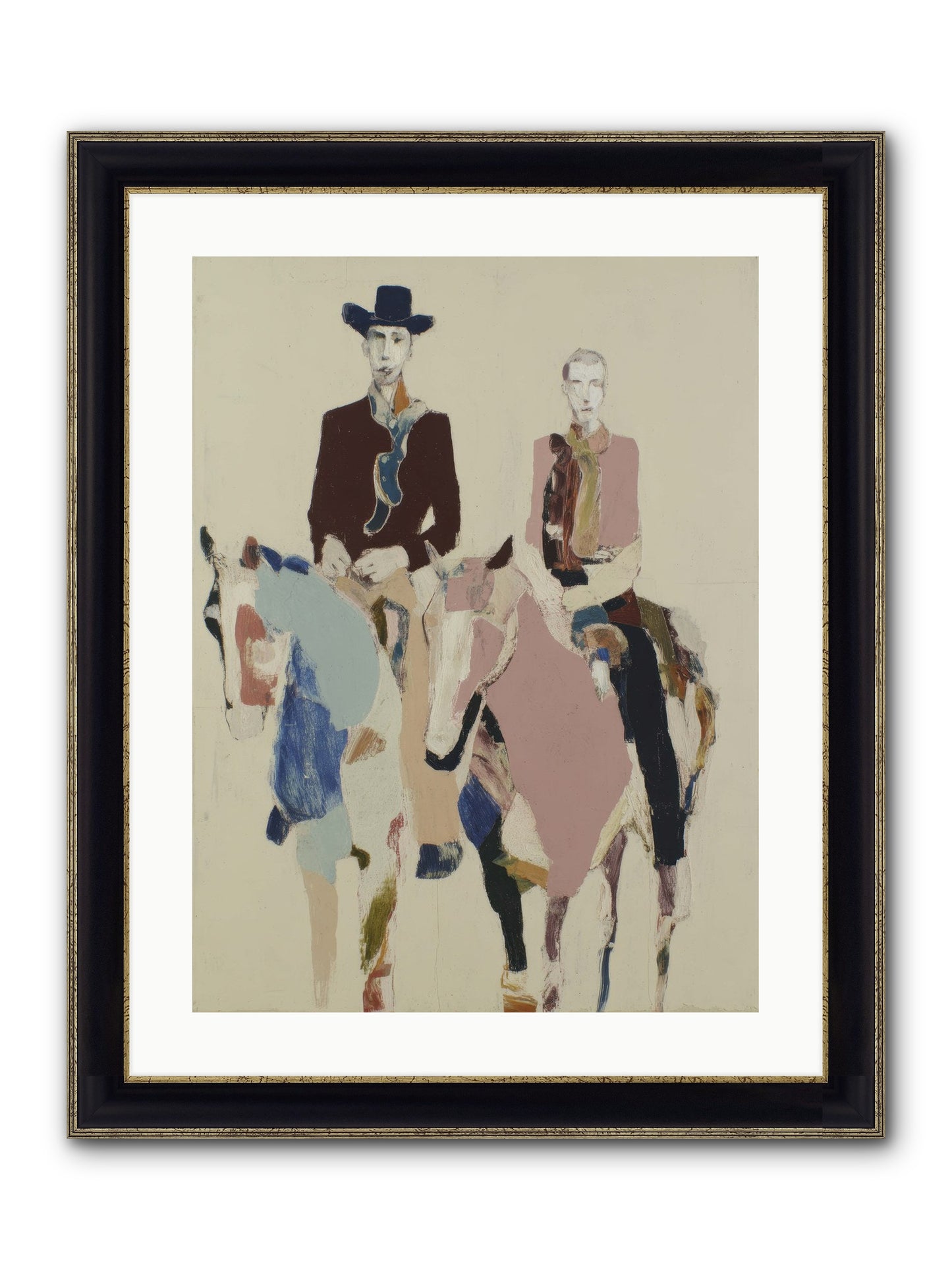 Steady As The Season Turns Framed Print - Black & Gold 18x24