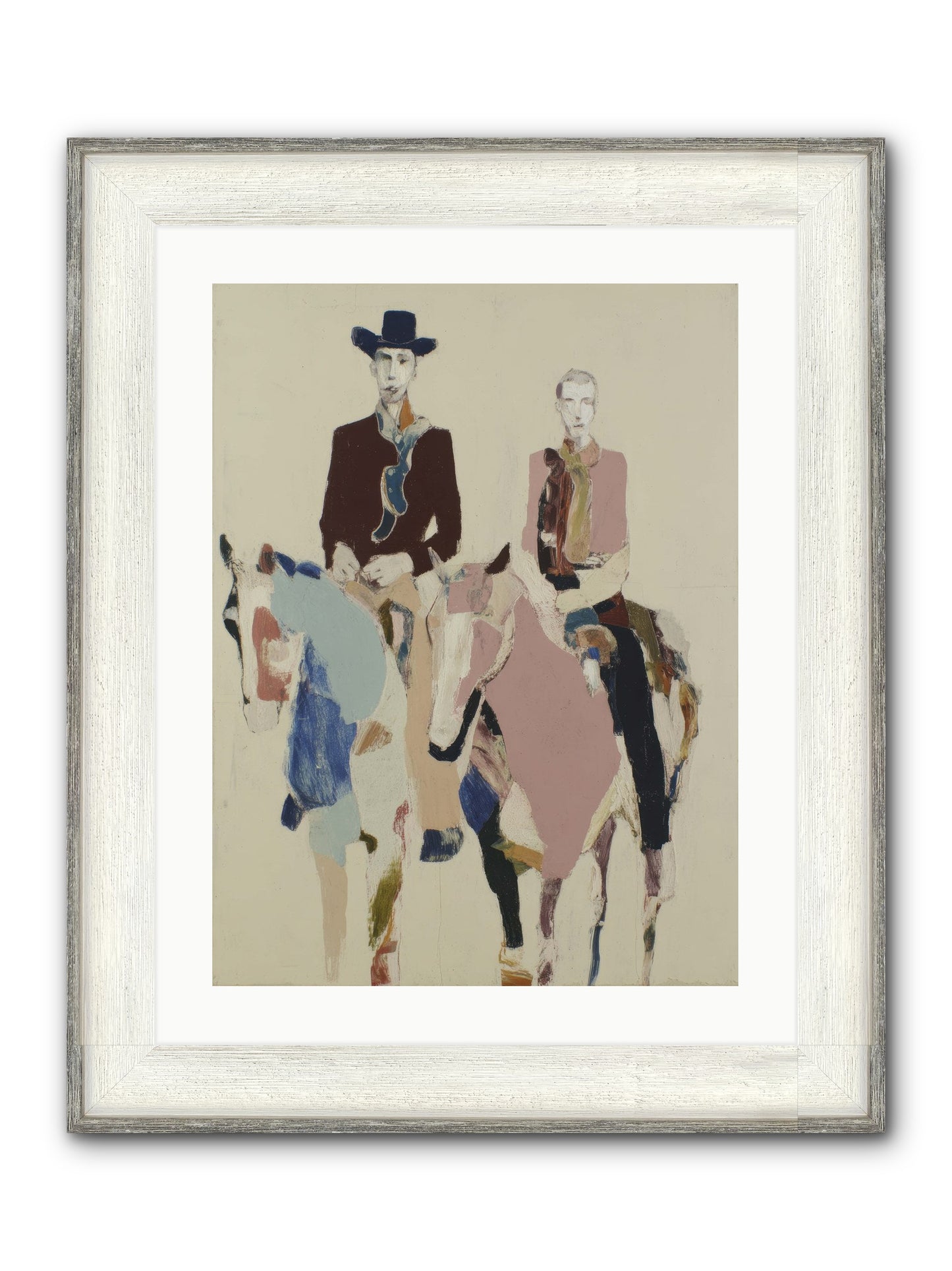Steady As The Season Turns Framed Print - Driftwood White 18x24