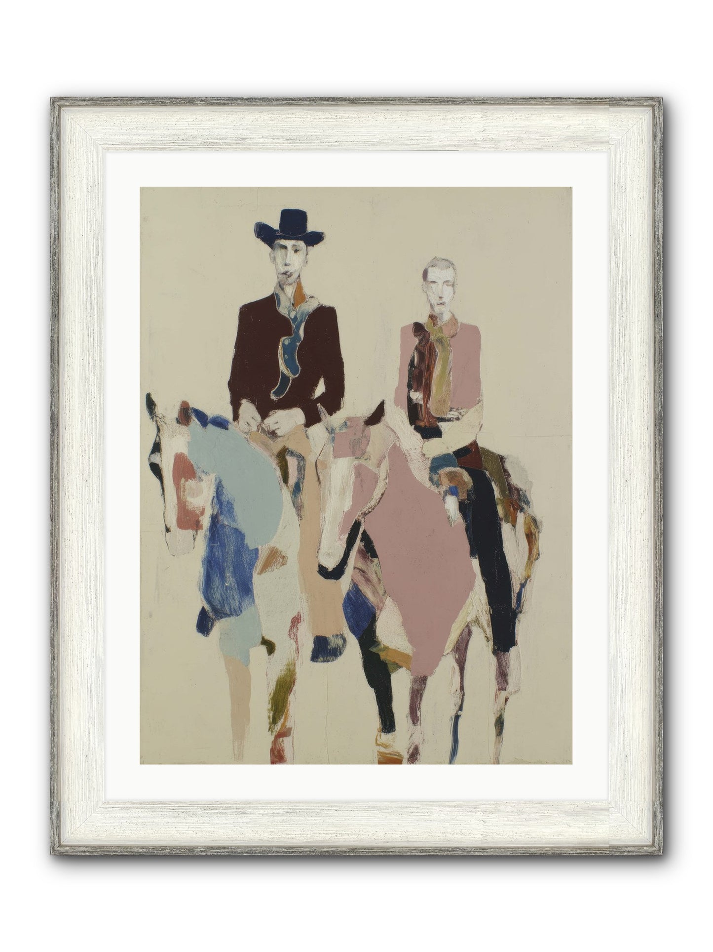 Steady As The Season Turns Framed Print - Driftwood White 24x32